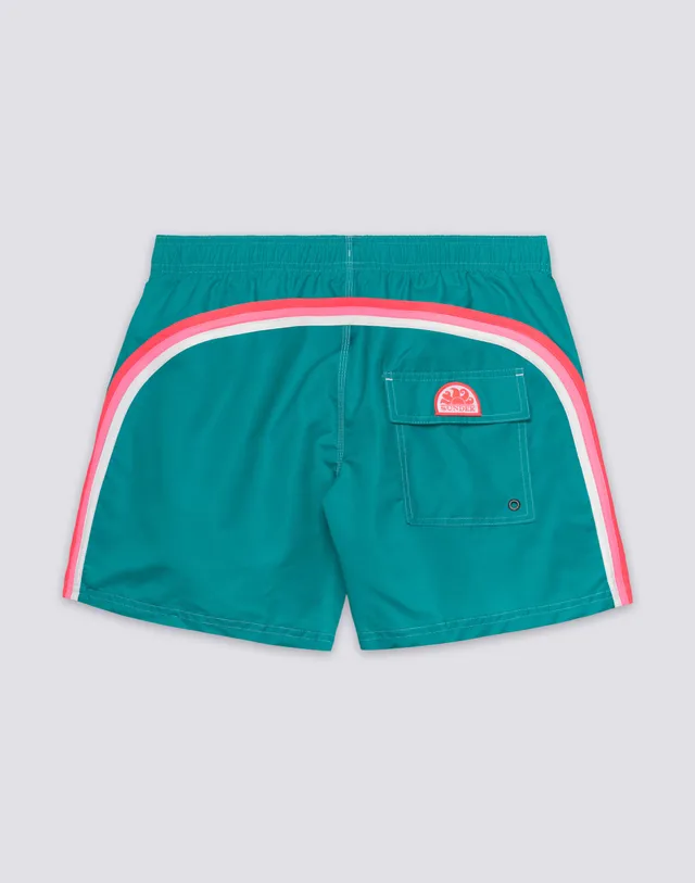 sundek-iconic-m504bdta100-costume-uomo-corto-vita-elasticata-taffeta-rainbow image 1