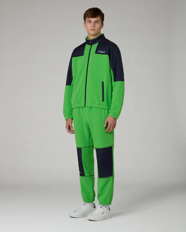australian-color-block-tuta-in-pile-made-in-italy image 1