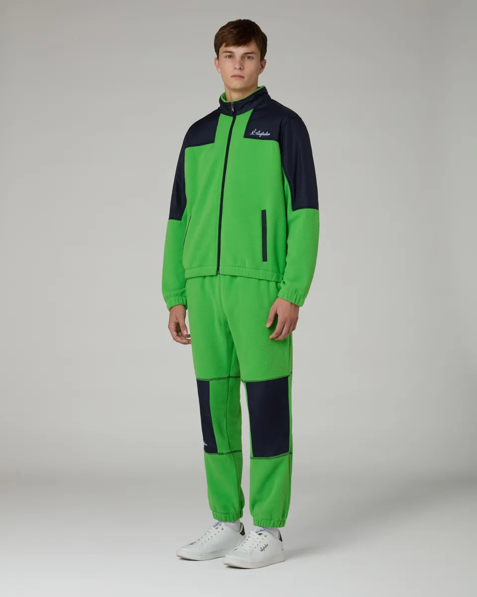 australian-color-block-tuta-in-pile-made-in-italy image 1