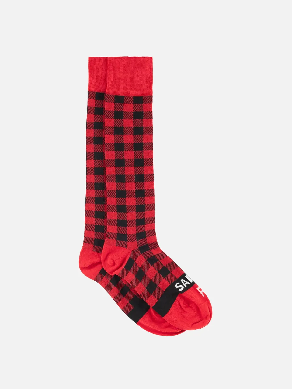 mc2-saint-barth-calze-lunghe-con-fantasia-check-rosso-e-nero image 1
