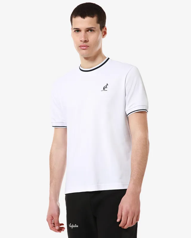 australian-technical-piquet-t-shirt-polo-tecnica-bianca-sportswear image 1