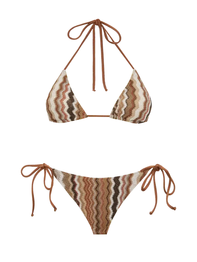 mc2-saint-barth-bikini-leah-virgo-donna-in-maglia-raschel-motivo-onde-marrone image 1