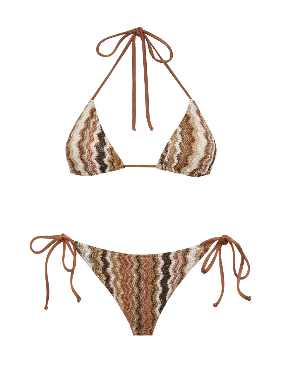 mc2-saint-barth-bikini-leah-virgo-donna-in-maglia-raschel-motivo-onde-marrone image 1