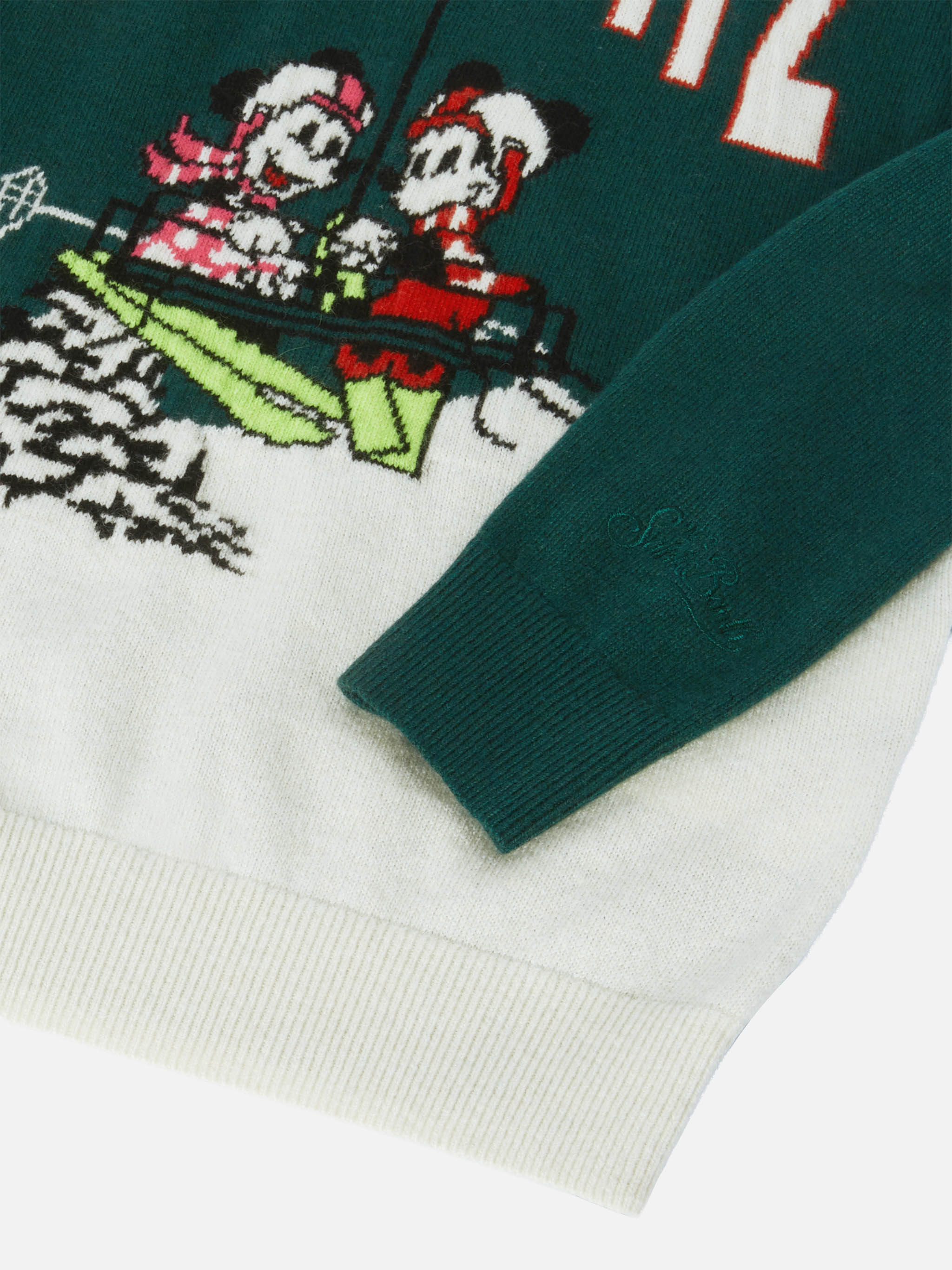 mc2-saint-barth-maglione-douglas-bambino-verde-special-edition-disney-mickey-e-m image 3