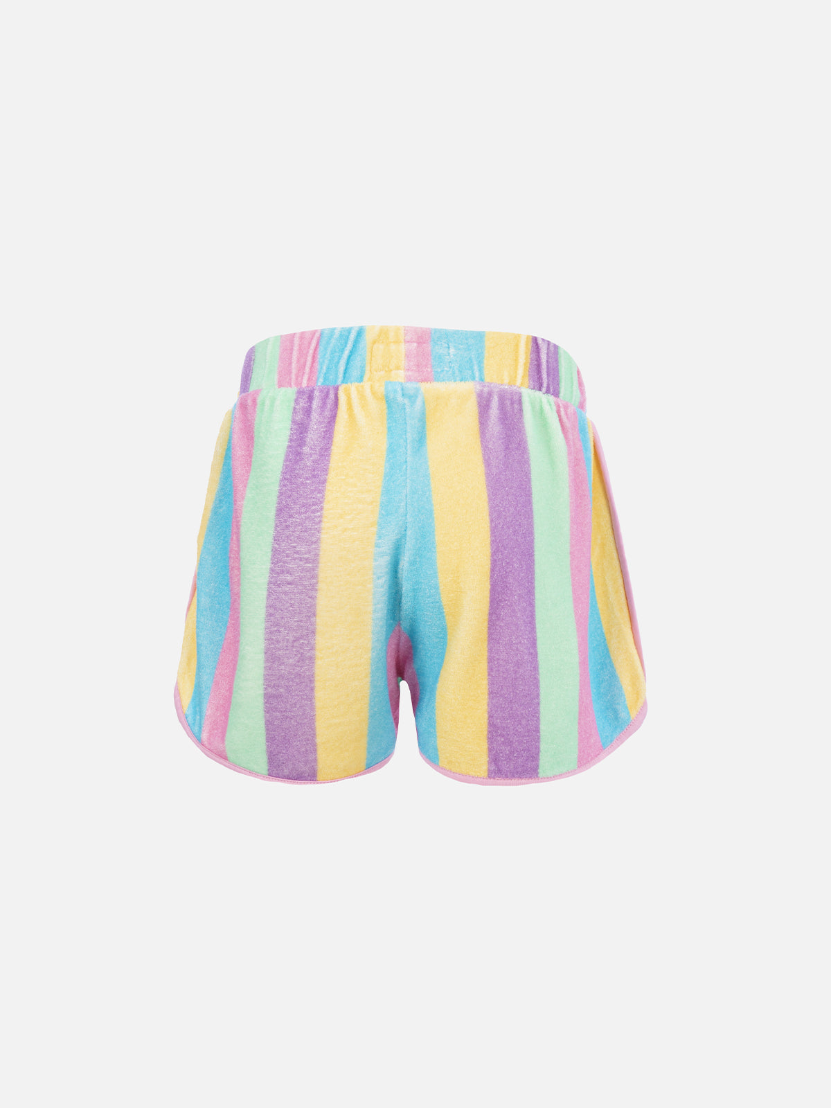 mc2-saint-barth-curly-pantaloncini-pull-up-bambina-in-spugna-multicolore image 2