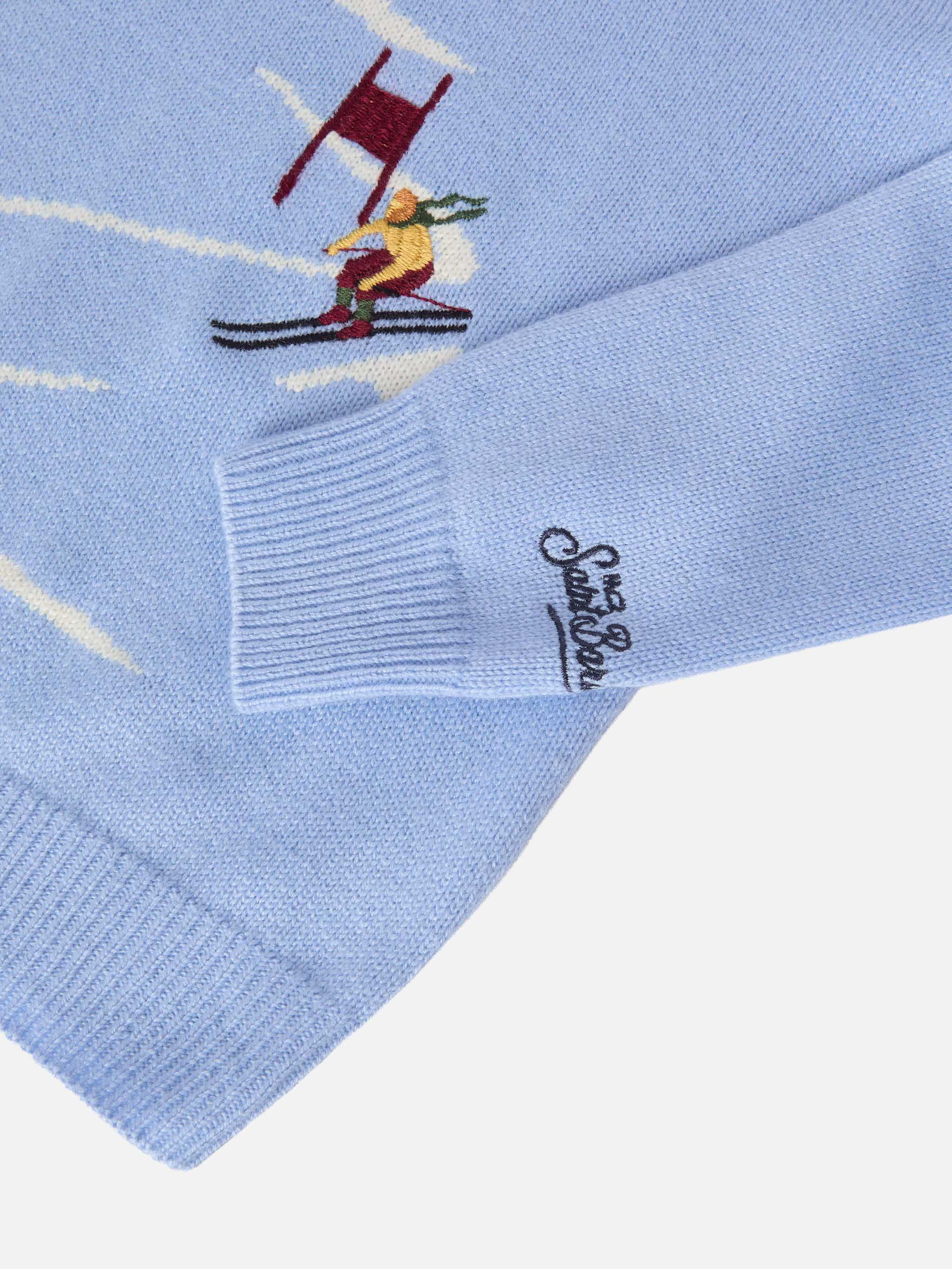 mc2-saint-barth-girocollo-douglas-bambino-in-misto-cashmere-jacquard-cortina image 4