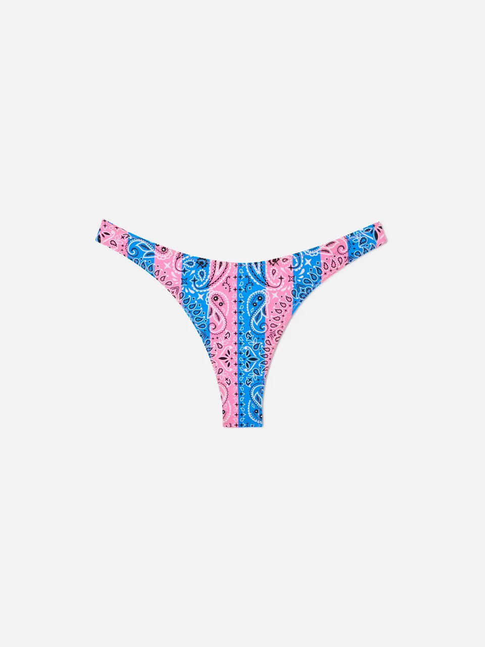 mc2-saint-barth-naomi-slip-bagno-donna-sgambato-stampa-bandana-rosa-bluette image 1