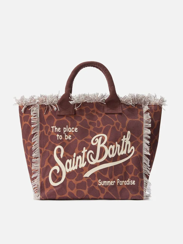 mc2-saint-barth-borsa-vanity-regular-canvas-animalier-marrone image 1