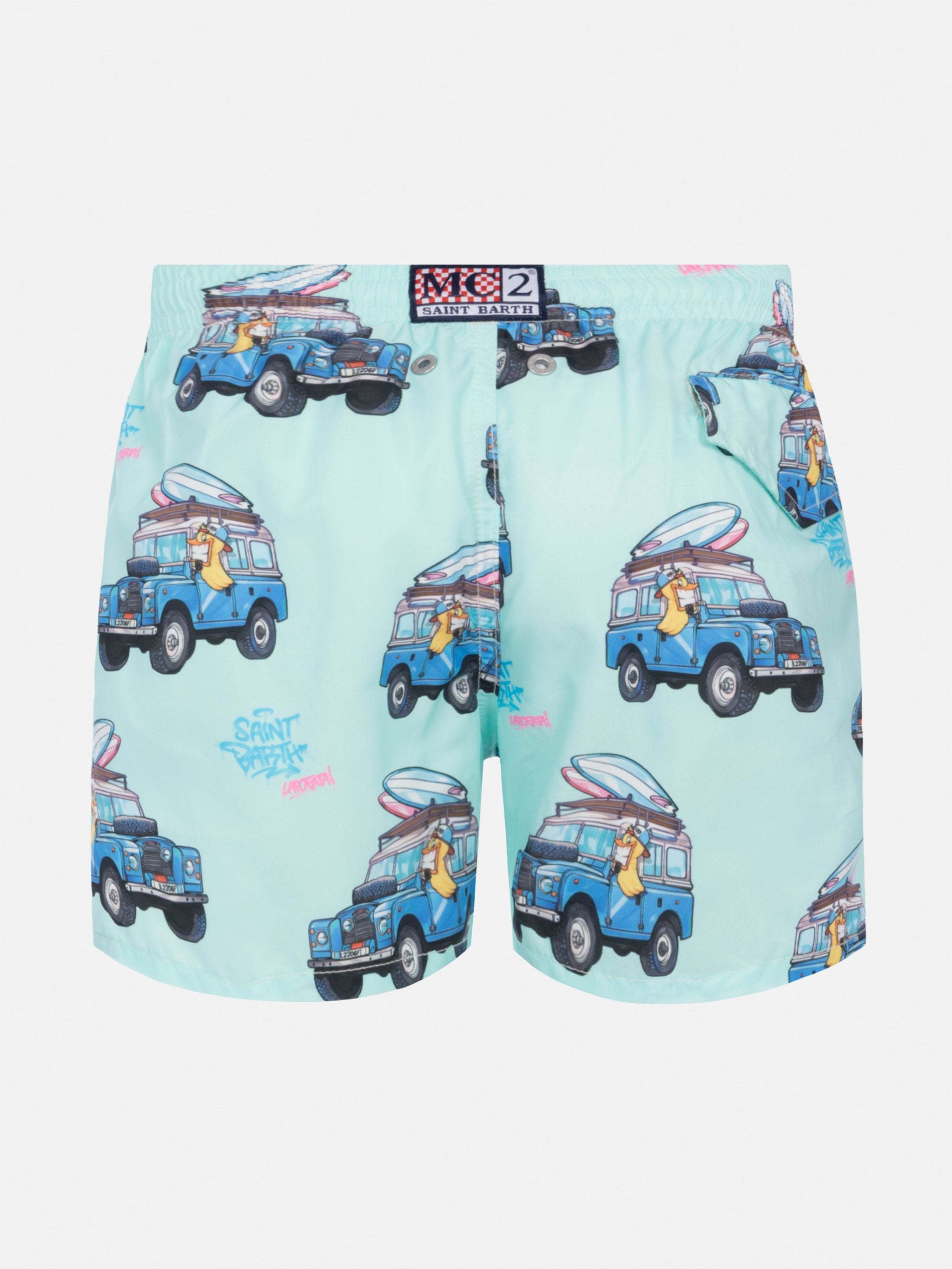 mc2-saint-barth-costume-mare-jean-lighting-bambino-in-poliestere-riciclato-con-s image 2