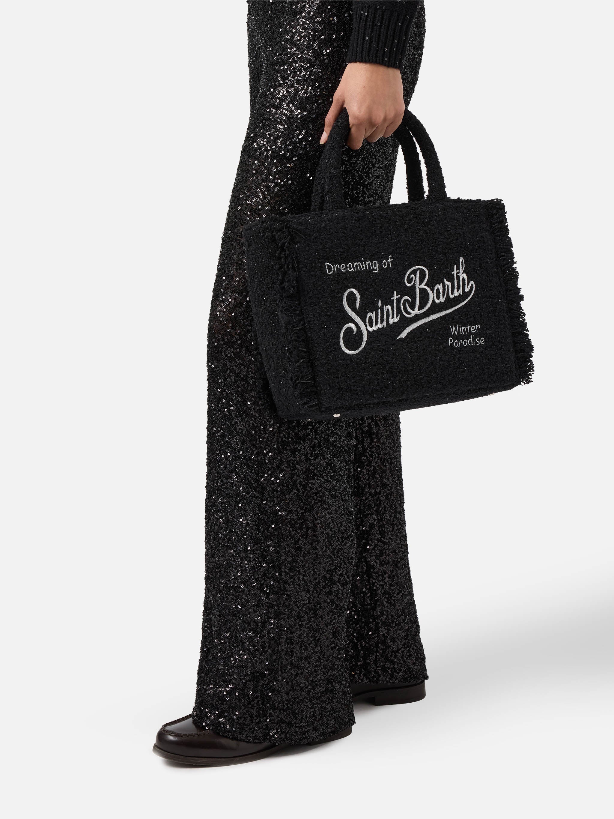 mc2-saint-barth-borsa-colette-tweed-nera image 2