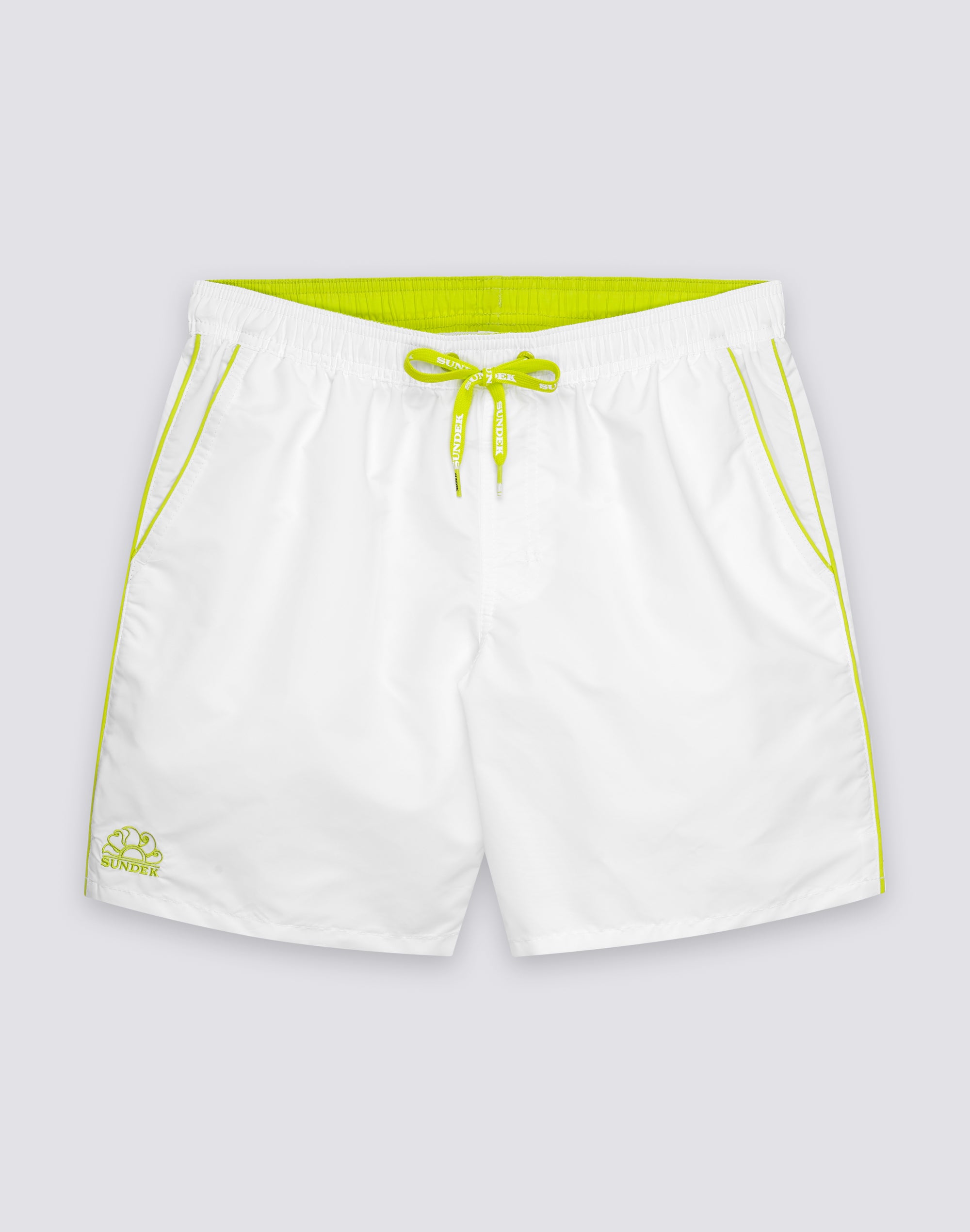 sundek-iconic-m420bdta100-boardshort-uomo-a-vita-elasticata-con-piping-a-contras image 1