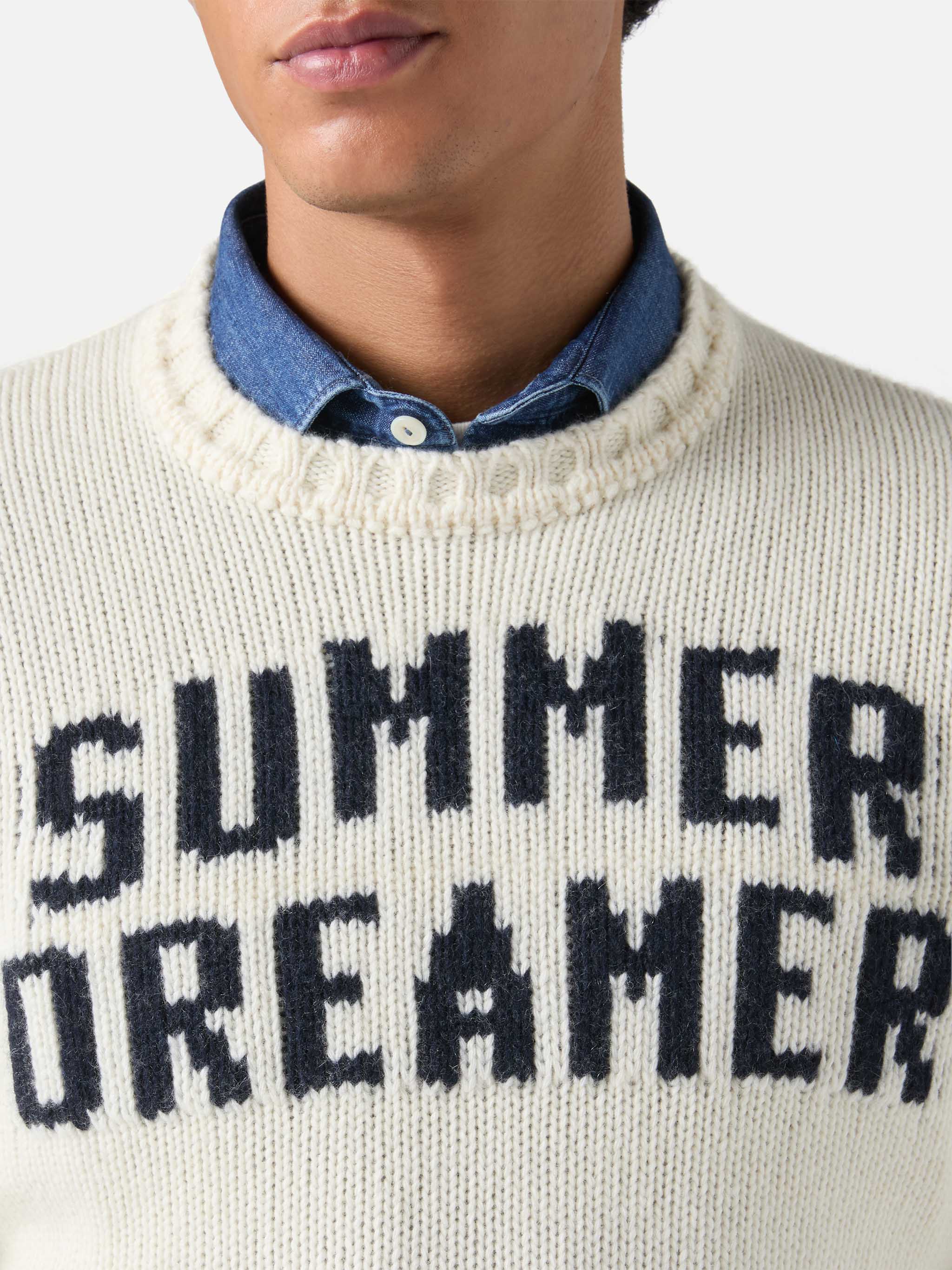 mc2-saint-barth-maglione-girocollo-uomo-bombardino-bianco-jacquard-summer-dreame image 2
