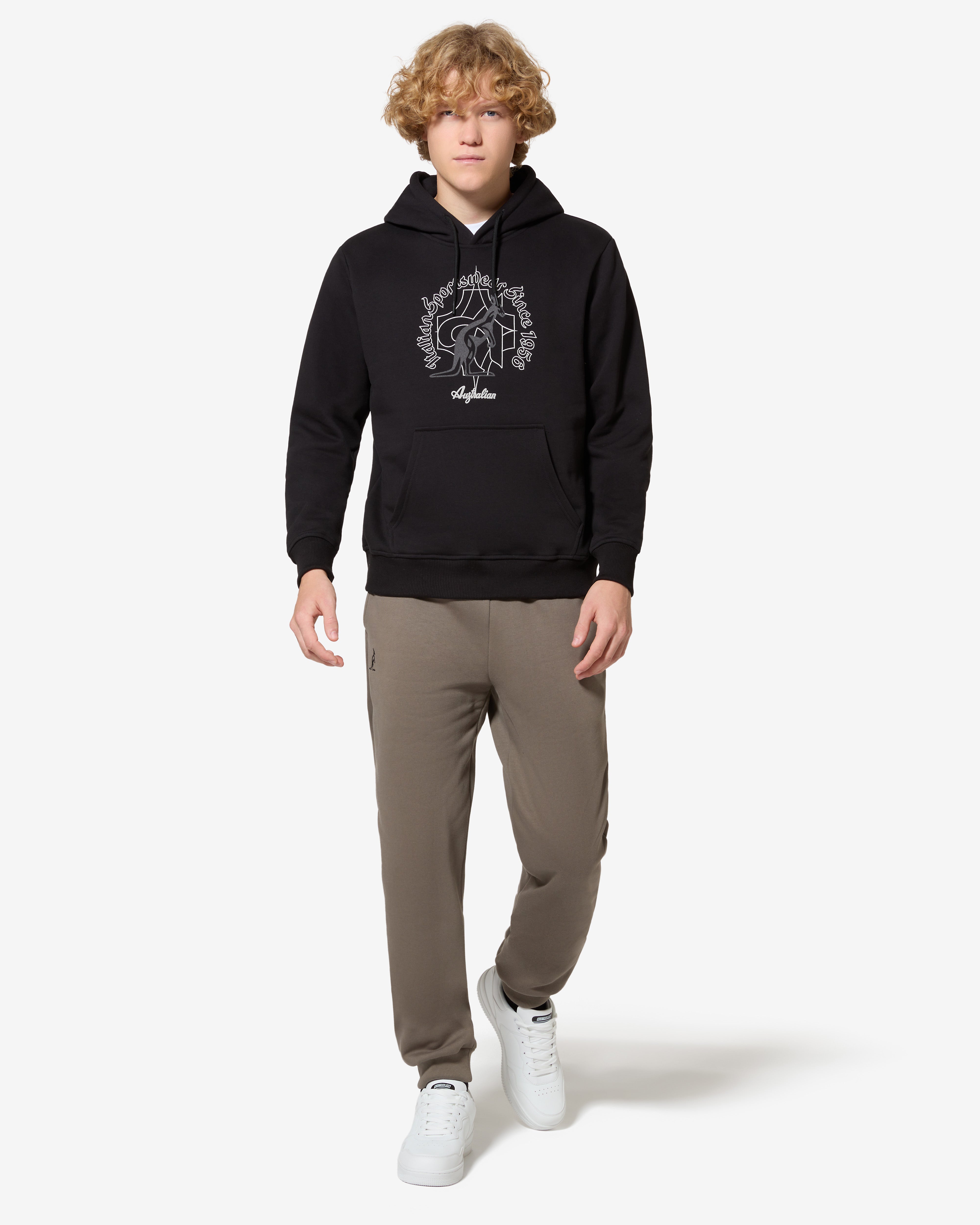 australian-archive-cotton-track-pant-pantalone-in-felpa-ferro-made-in-italy image 2