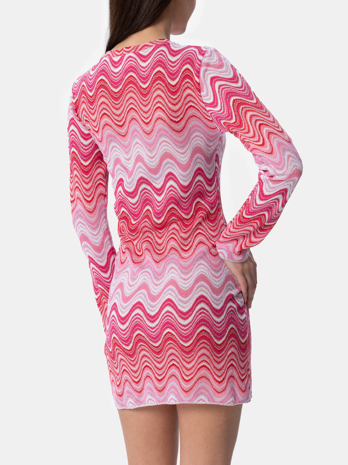mc2-saint-barth-imany-abito-raschel-rosa-slim-corto image 3