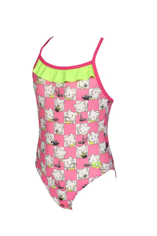 arena-friends-swimsuit-cross-back-ao-costume-intero-bambina-e-ragazza image 1