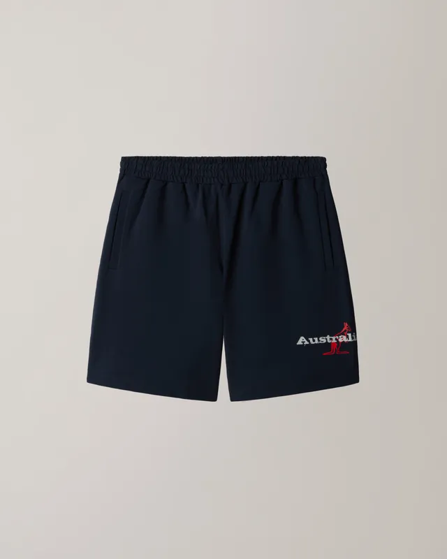 australian-rodeo-short-pantaloncino-felpa-blu-navy image 1