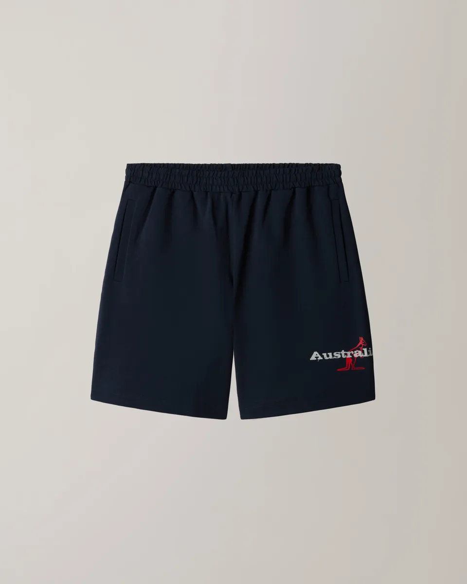 australian-rodeo-short-pantaloncino-felpa-blu-navy image 1
