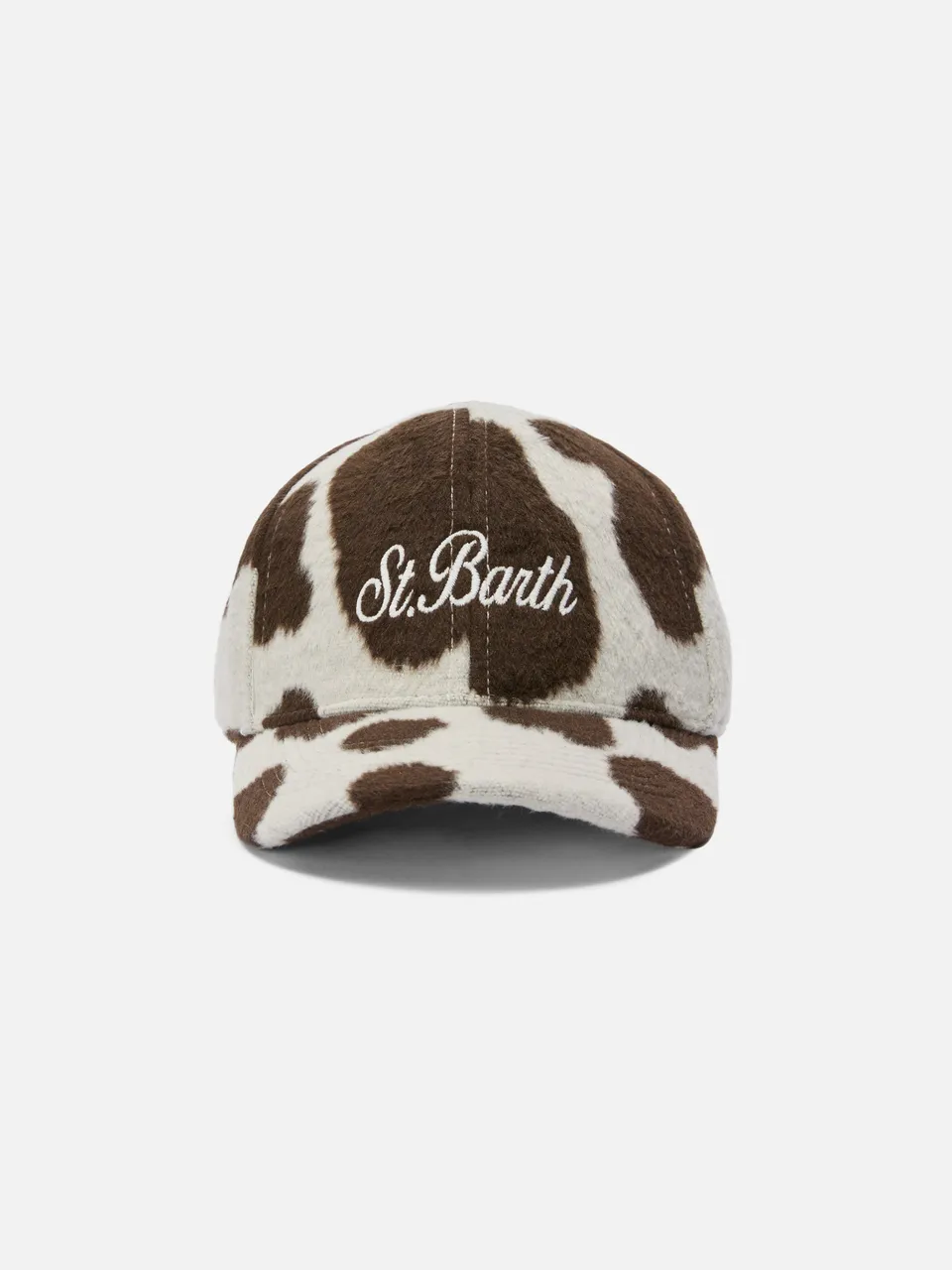 mc2-saint-barth-cappello-baseball-felt-con-visiera-in-stampa-muccata image 1