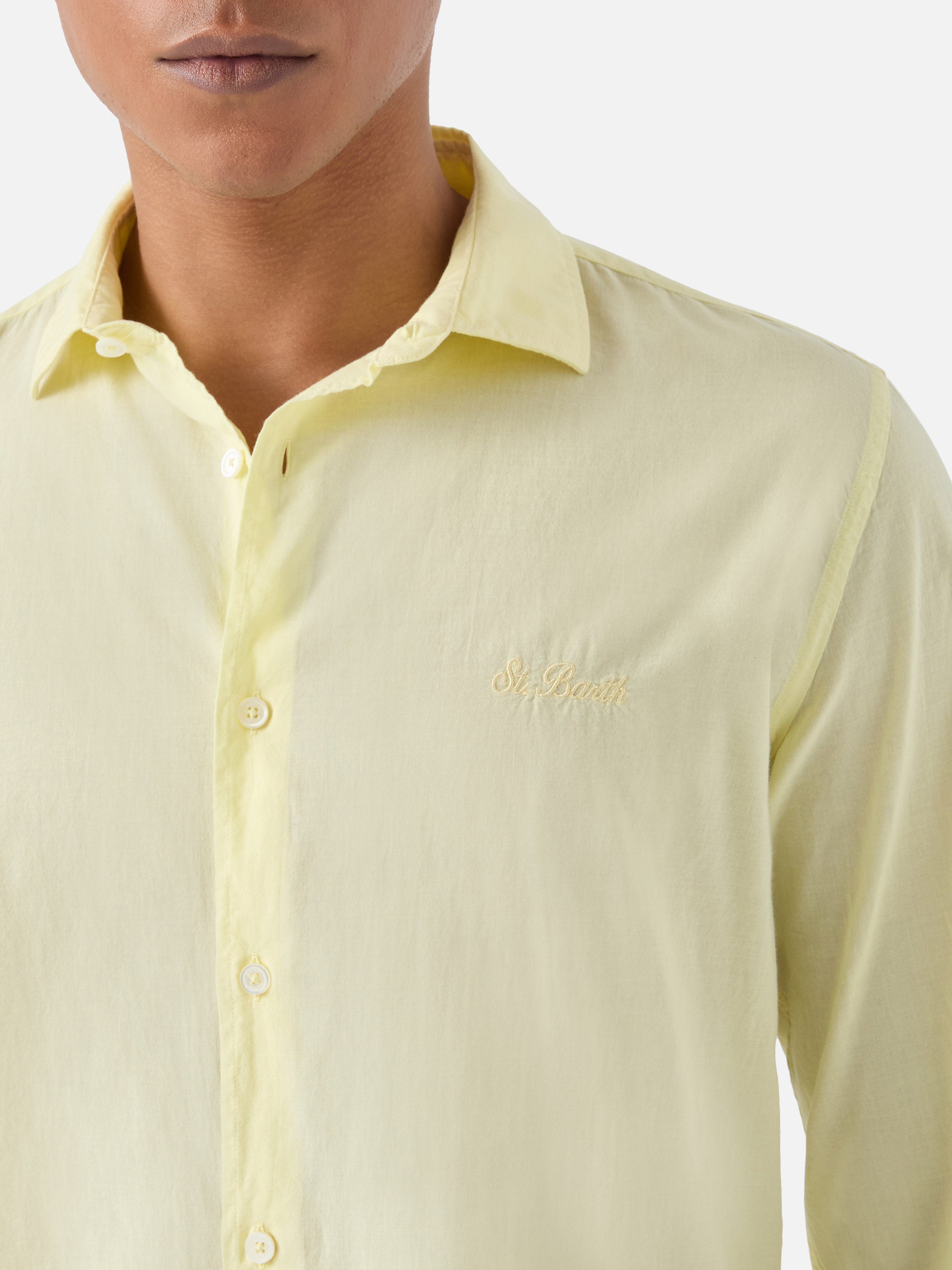 mc2-saint-barth-camicia-chemise-uomo-in-voile-cotone-burro image 2