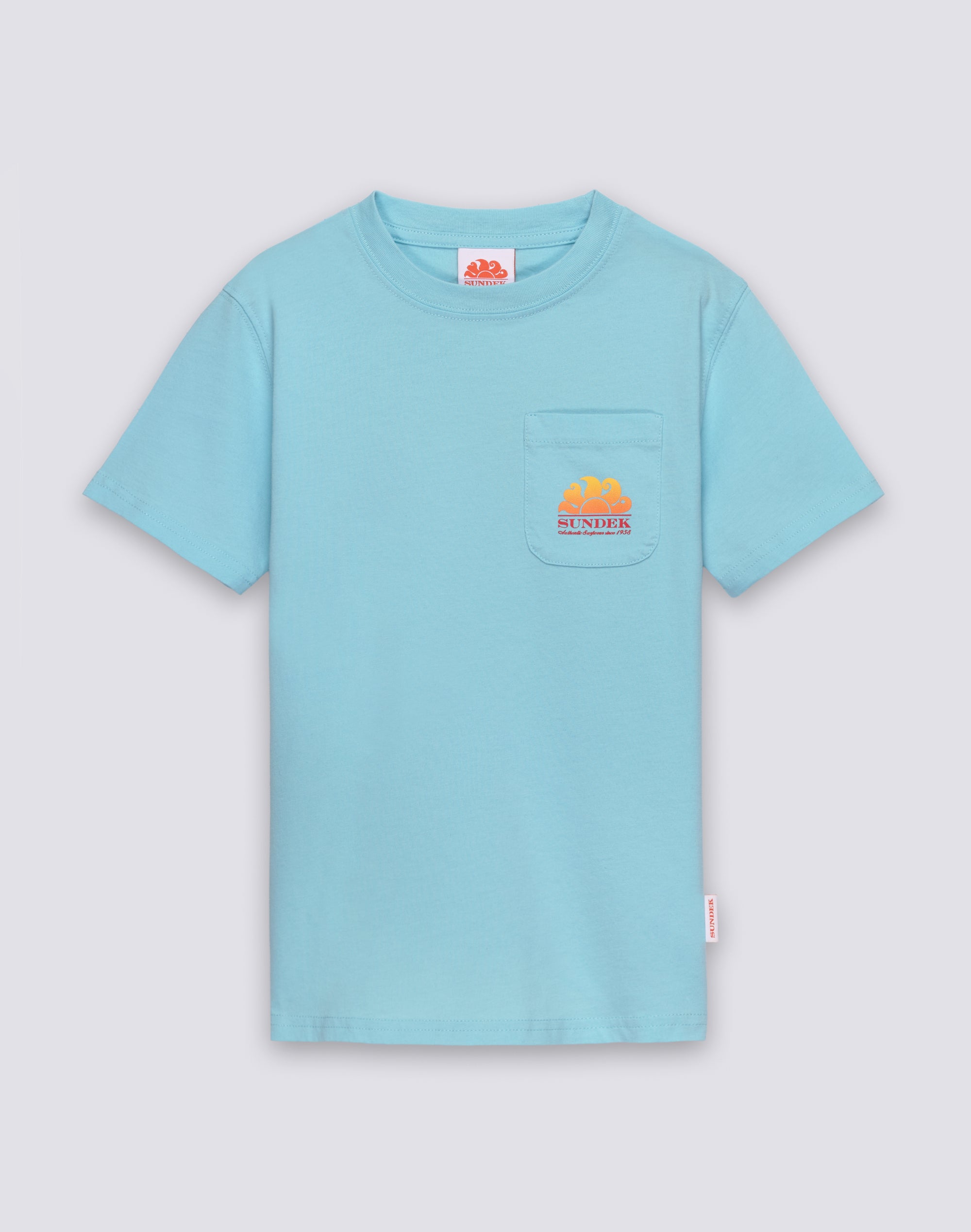 sundek-mini-new-herbert-t-shirt-bambino-con-logo-shaded-e-taschino-3 image 2