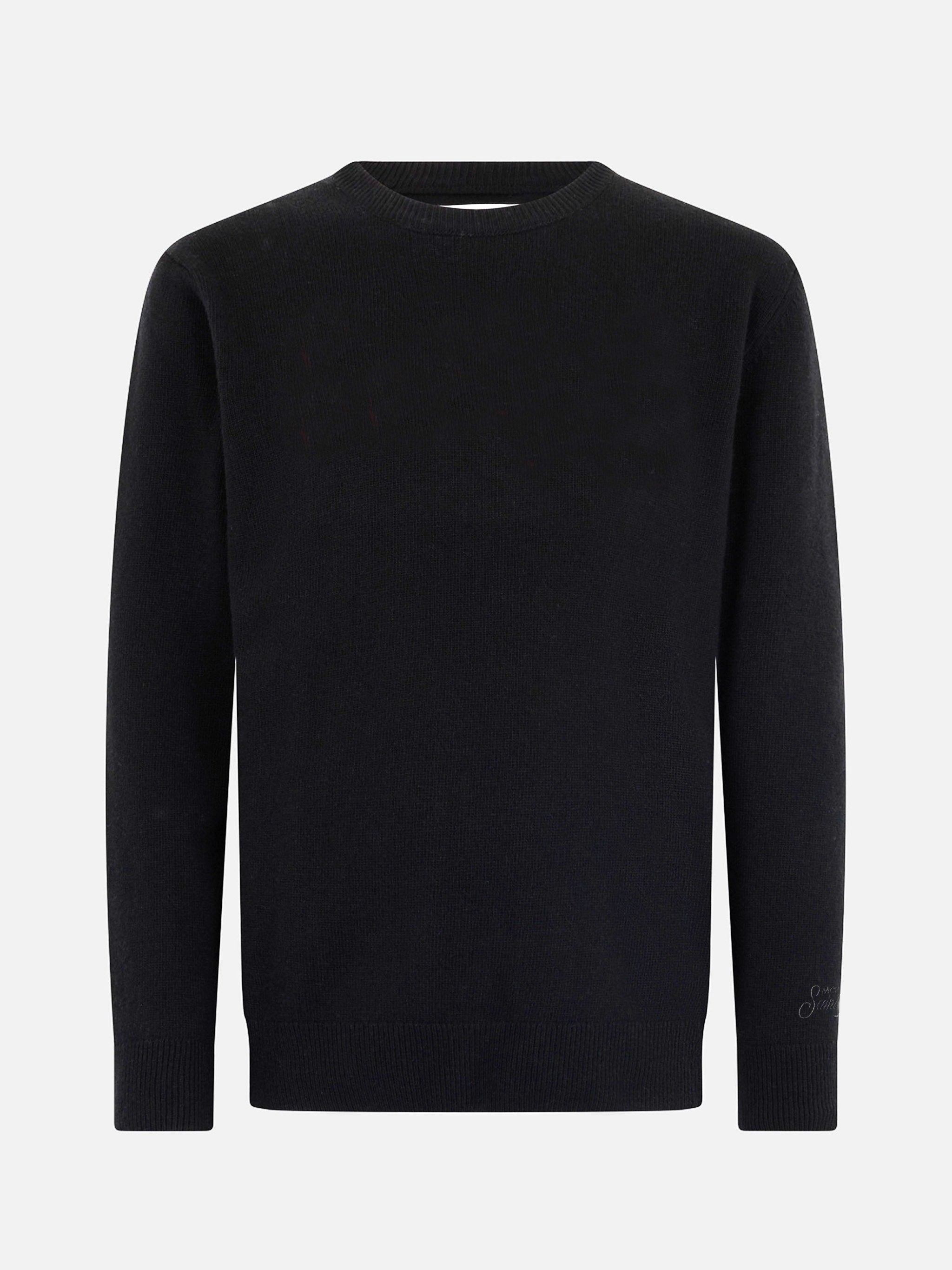 mc2-saint-barth-maglione-regent-100-cashmere-nero-uomo image 4