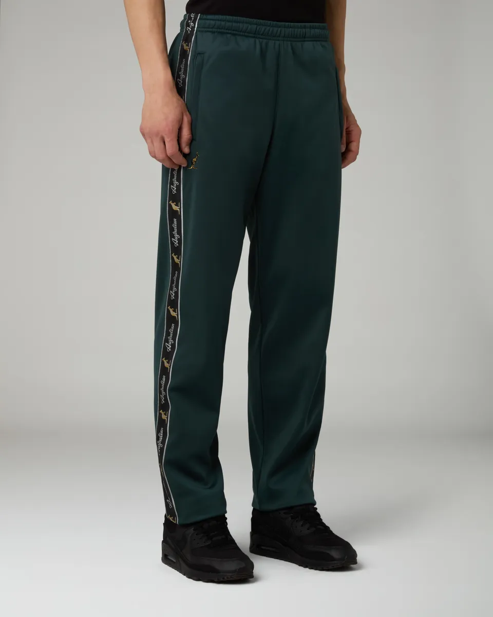 australian-acetate-track-pants-verde-bosco-con-zip image 1