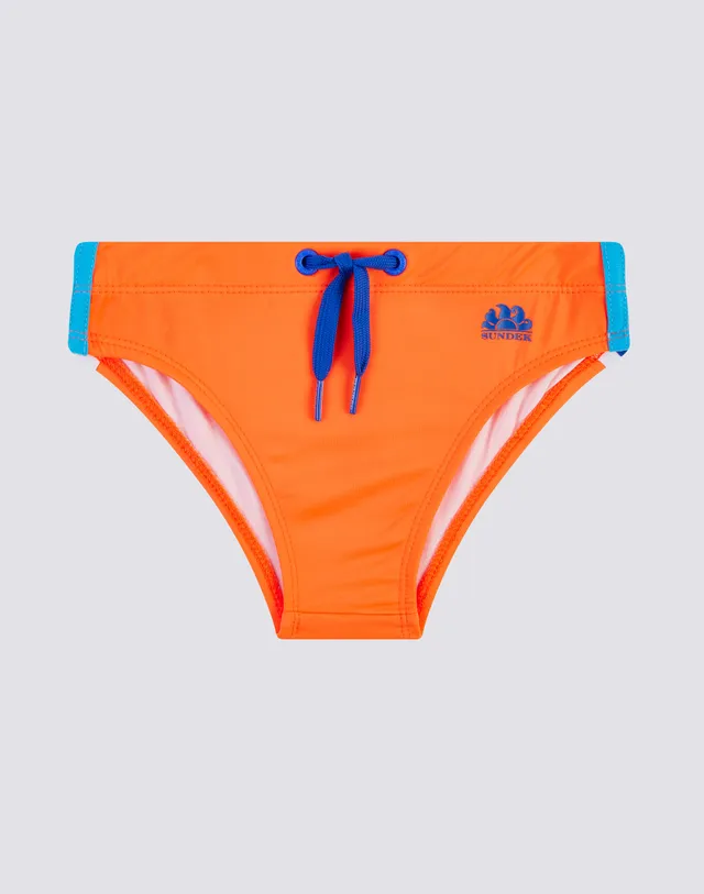 sundek-slip-mare-mini-diwalter-bambino-in-nylon-econyl-rigenerato image 1