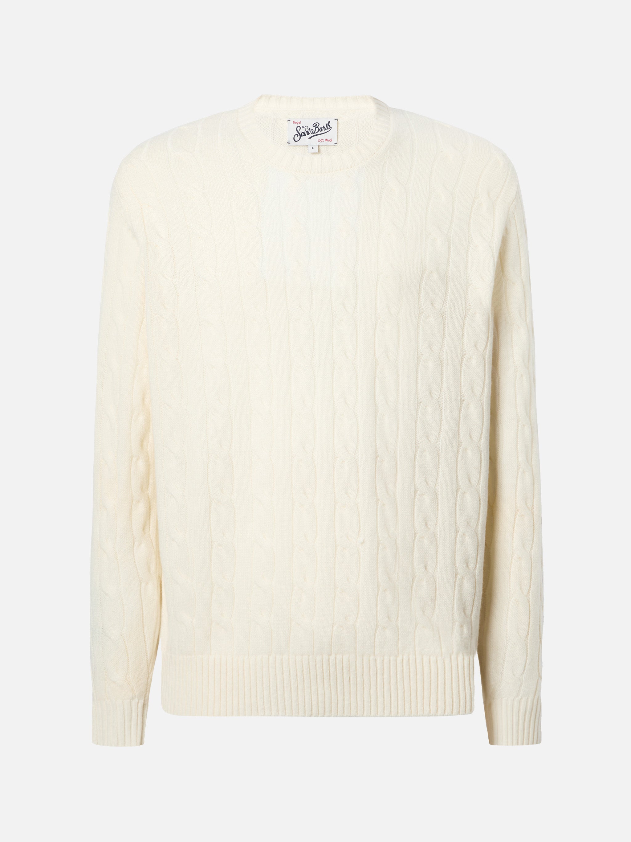 mc2-saint-barth-maglione-regent-trecce-100-lana-bianco-uomo image 5