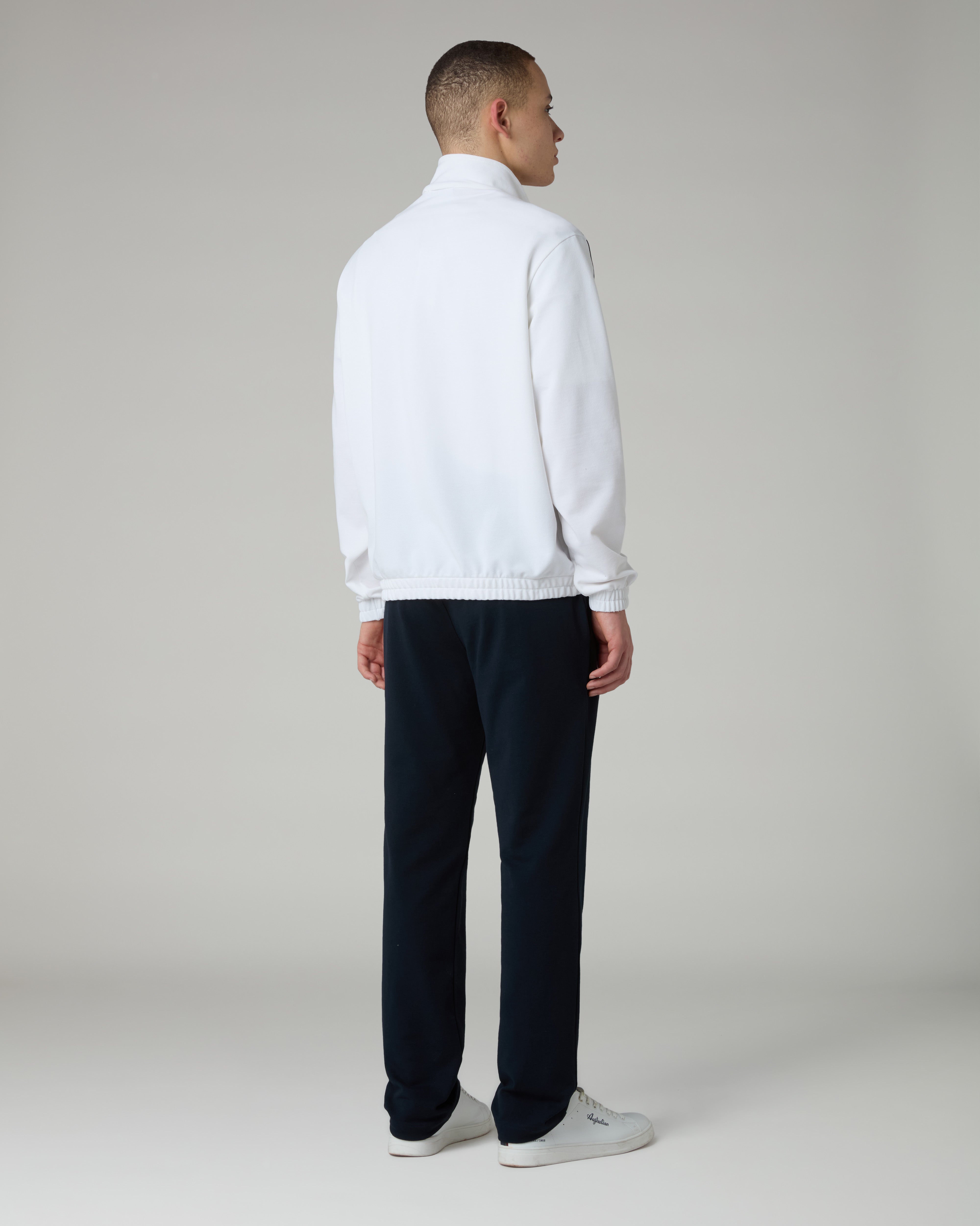 australian-mycon-tuta-piquet-bianca-giacca-pantalone image 2