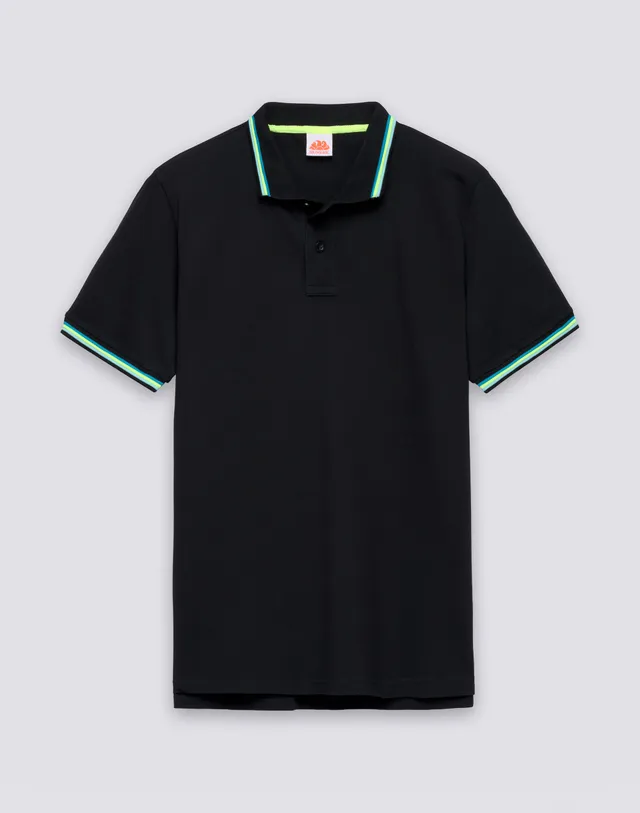 sundek-brice-polo-uomo-in-cotone-piquet-con-dettagli-tricolor-7 image 1