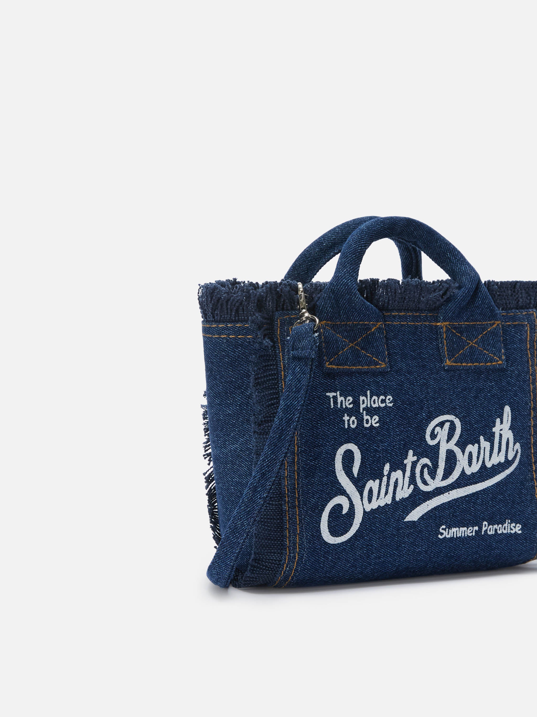 mc2-saint-barth-borsa-vanity-mini-donna-in-denim-blu-scuro-con-frange image 3