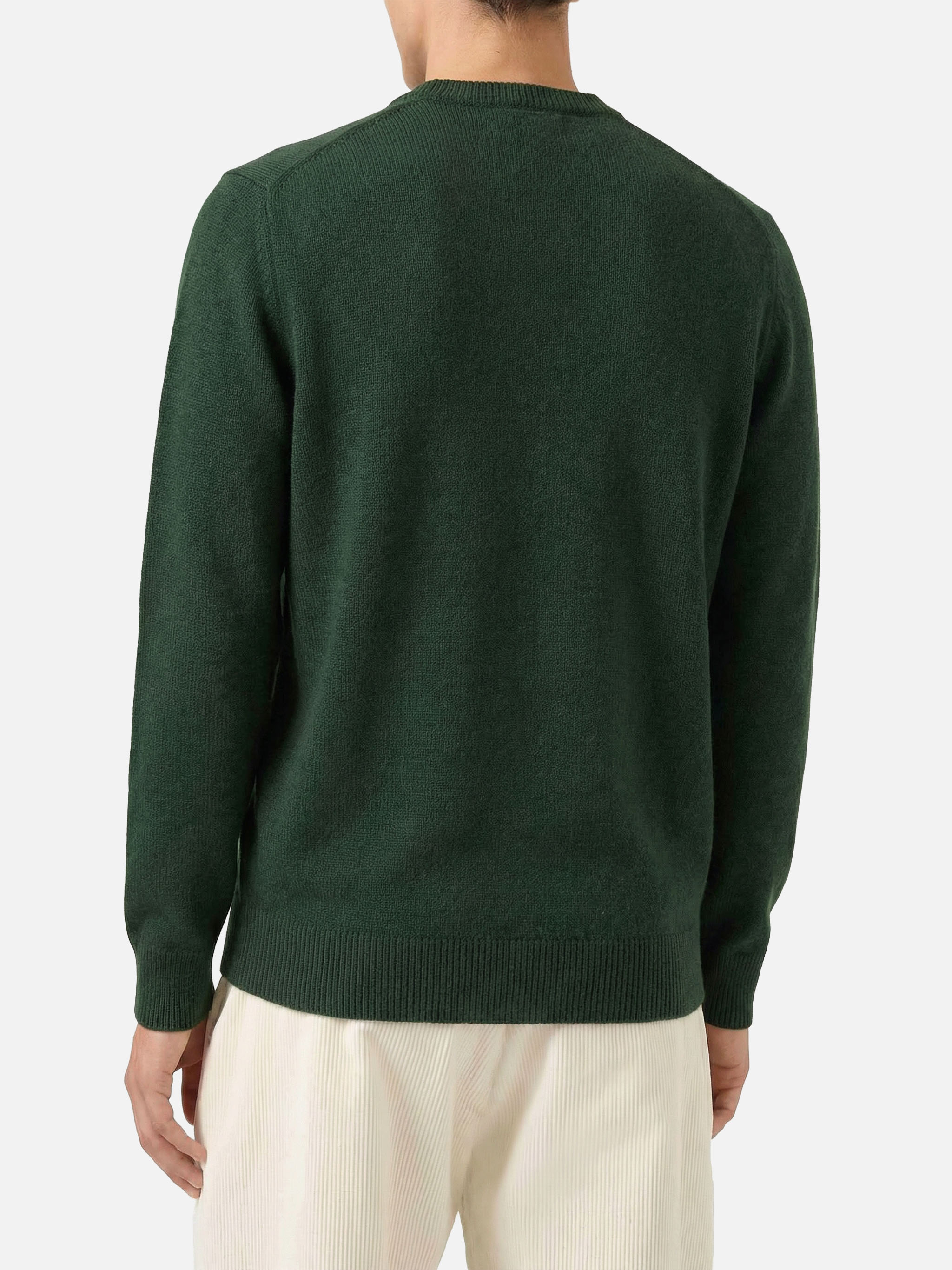 mc2-saint-barth-maglione-uomo-heron-verde-girocollo-ricamo-gin-tonic image 2