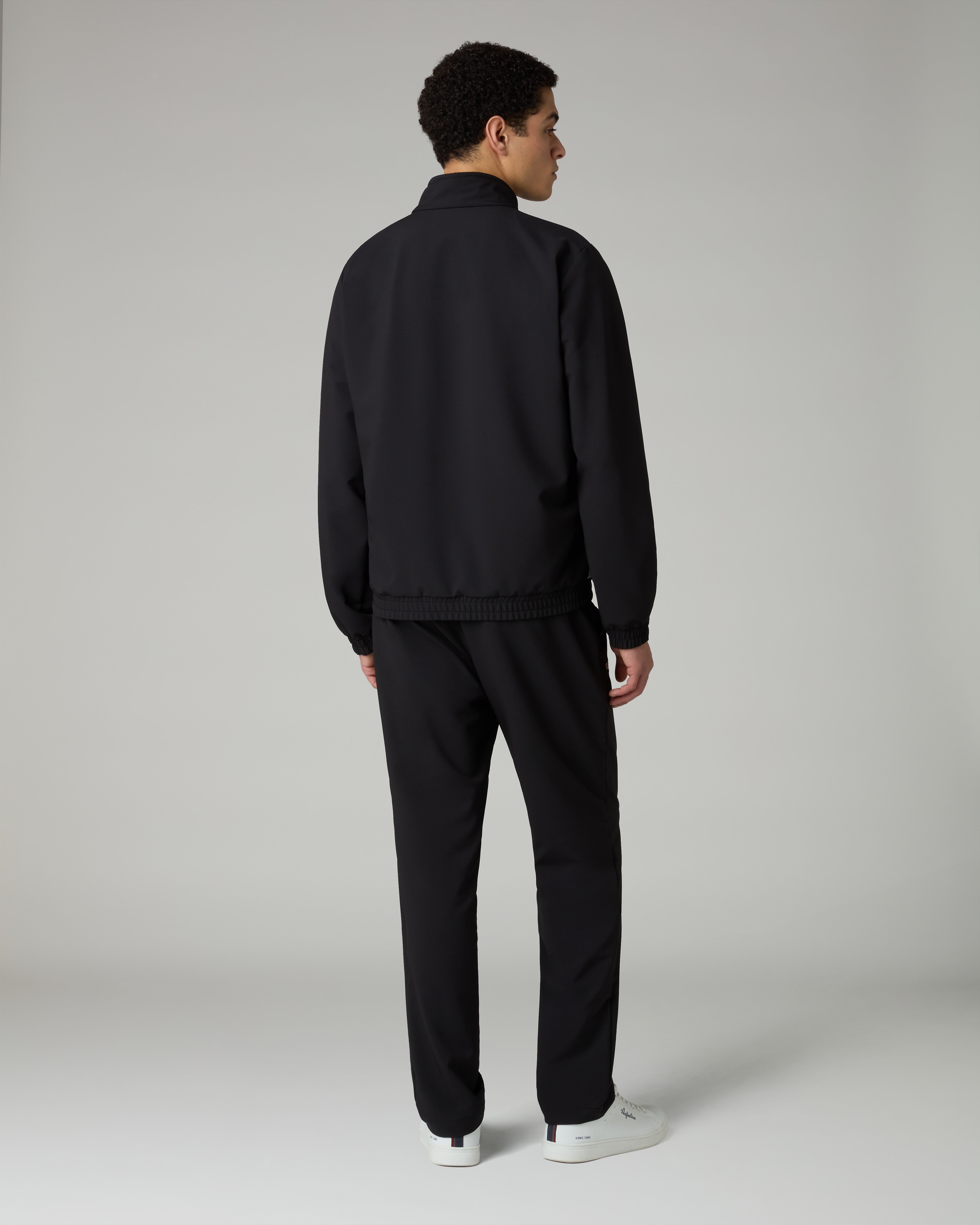 australian-icon-match-tuta-completa-uomo-nera-elasticizzata-full-zip image 2