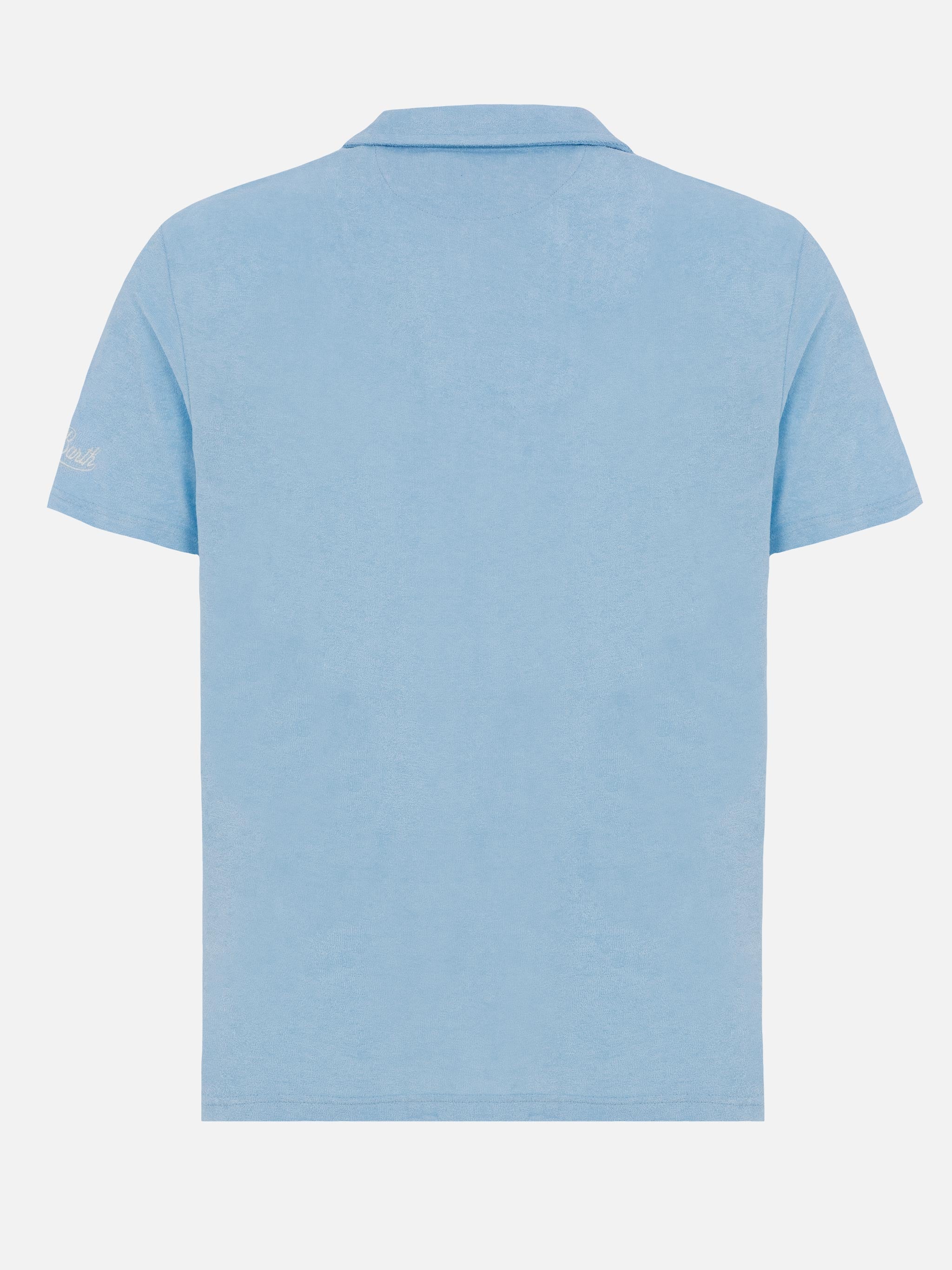 mc2-saint-barth-polo-jeremy-uomo-in-spugna-azzurro-chiaro-senza-bottoni image 6