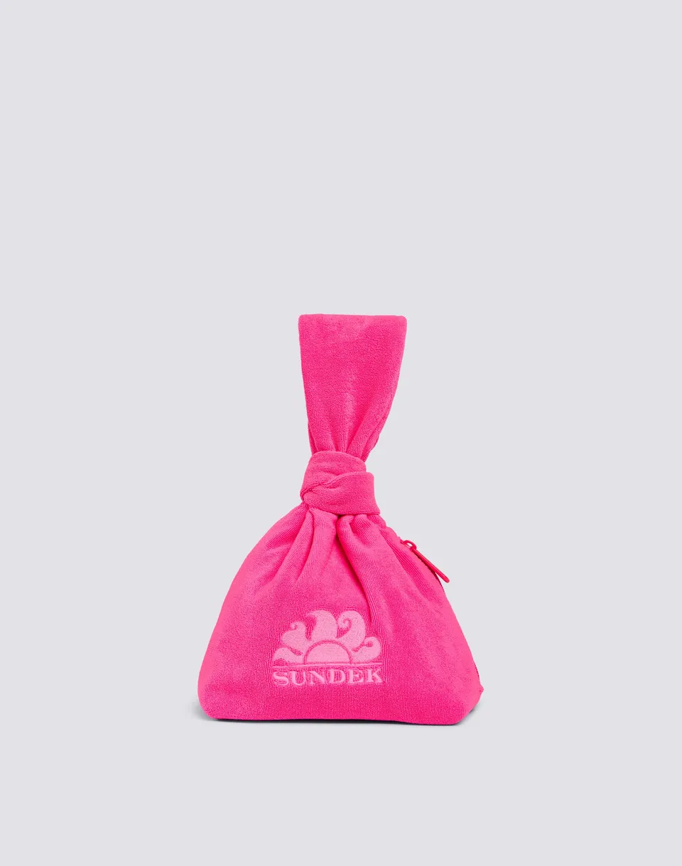 sundek-pochette-spugna-donna-con-nodo-e-logo-ricamato image 1