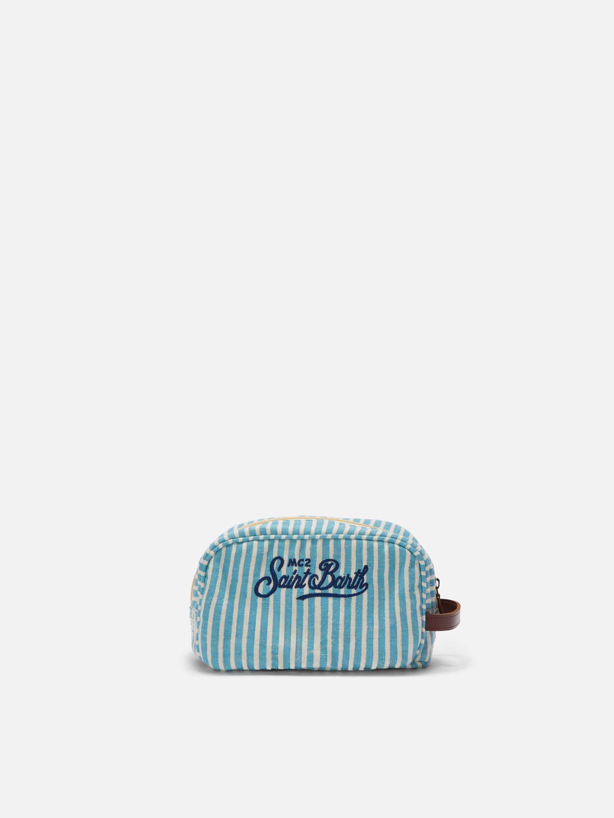 mc2-saint-barth-beauty-bag-westwood-lino-righe-azzurro-bianco image 1