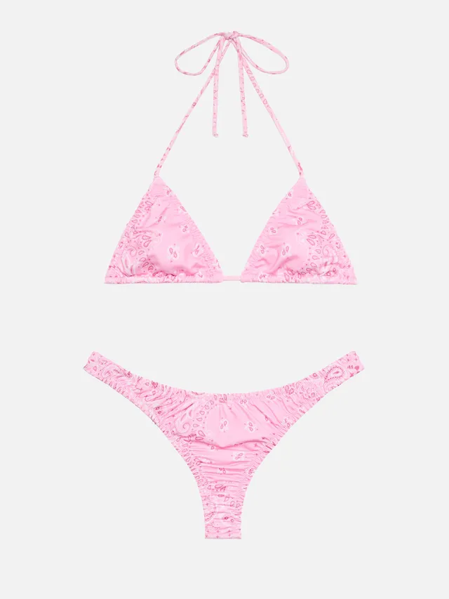 mc2-saint-barth-nilly-nalu-bikini-a-triangolo-con-stampa-bandana-rosa image 1