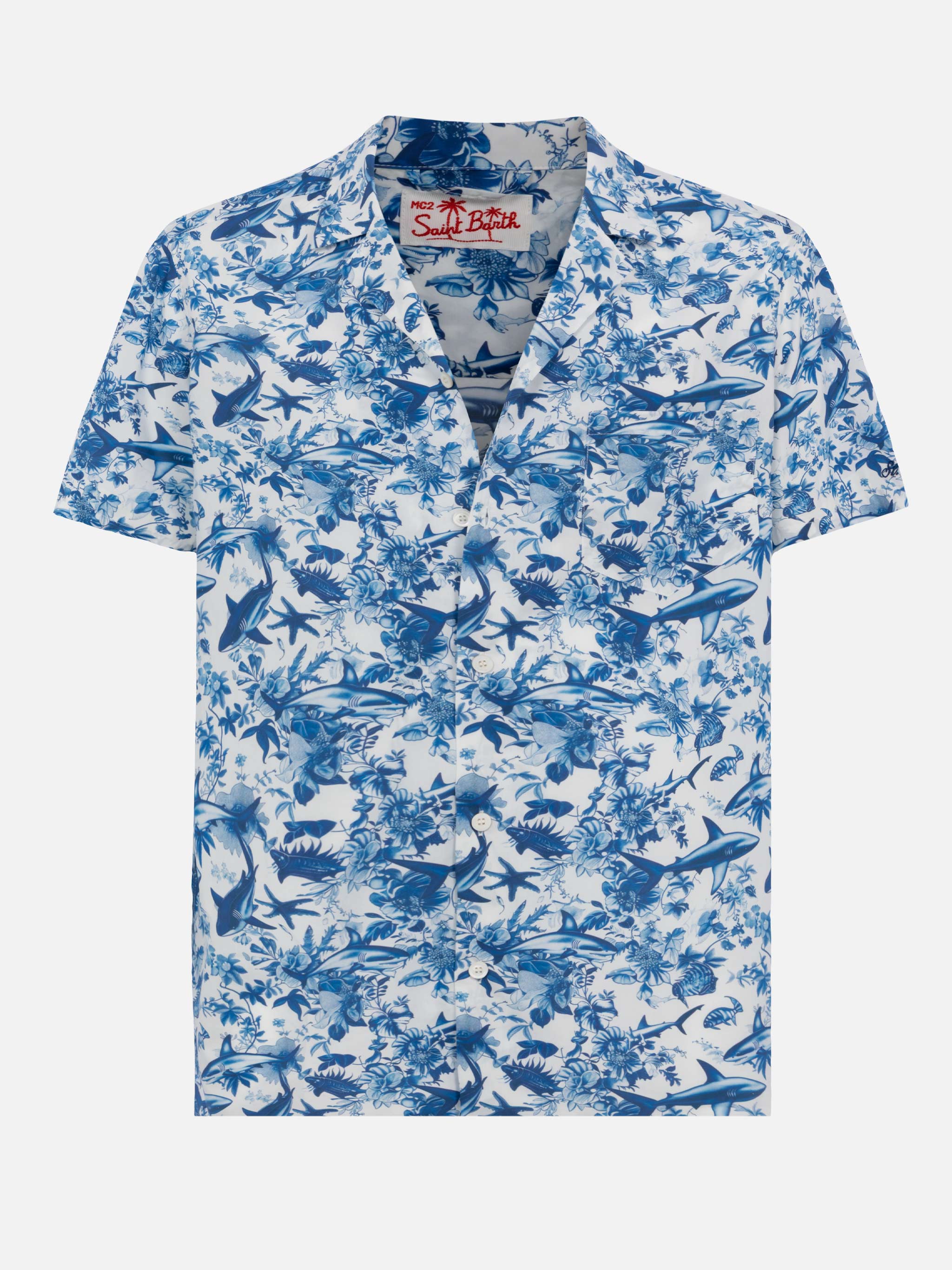 mc2-saint-barth-kalea-camicia-uomo-squalo-ai-rickdick-bianca image 4