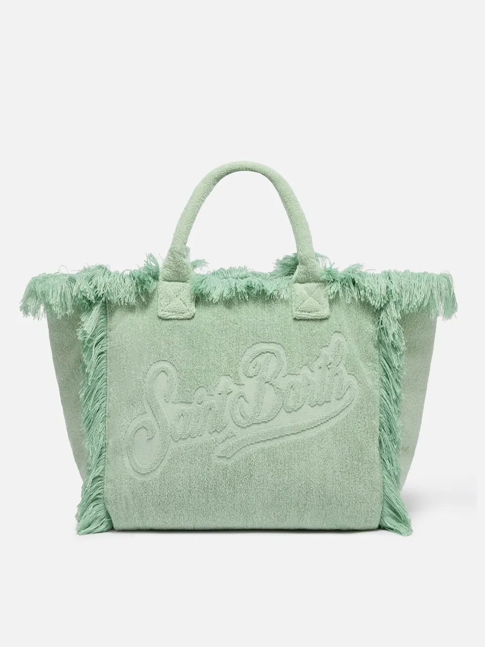 mc2-saint-barth-borsa-a-spalla-vanity-terry-verde-salvia-con-logo-in-bassoriliev image 1