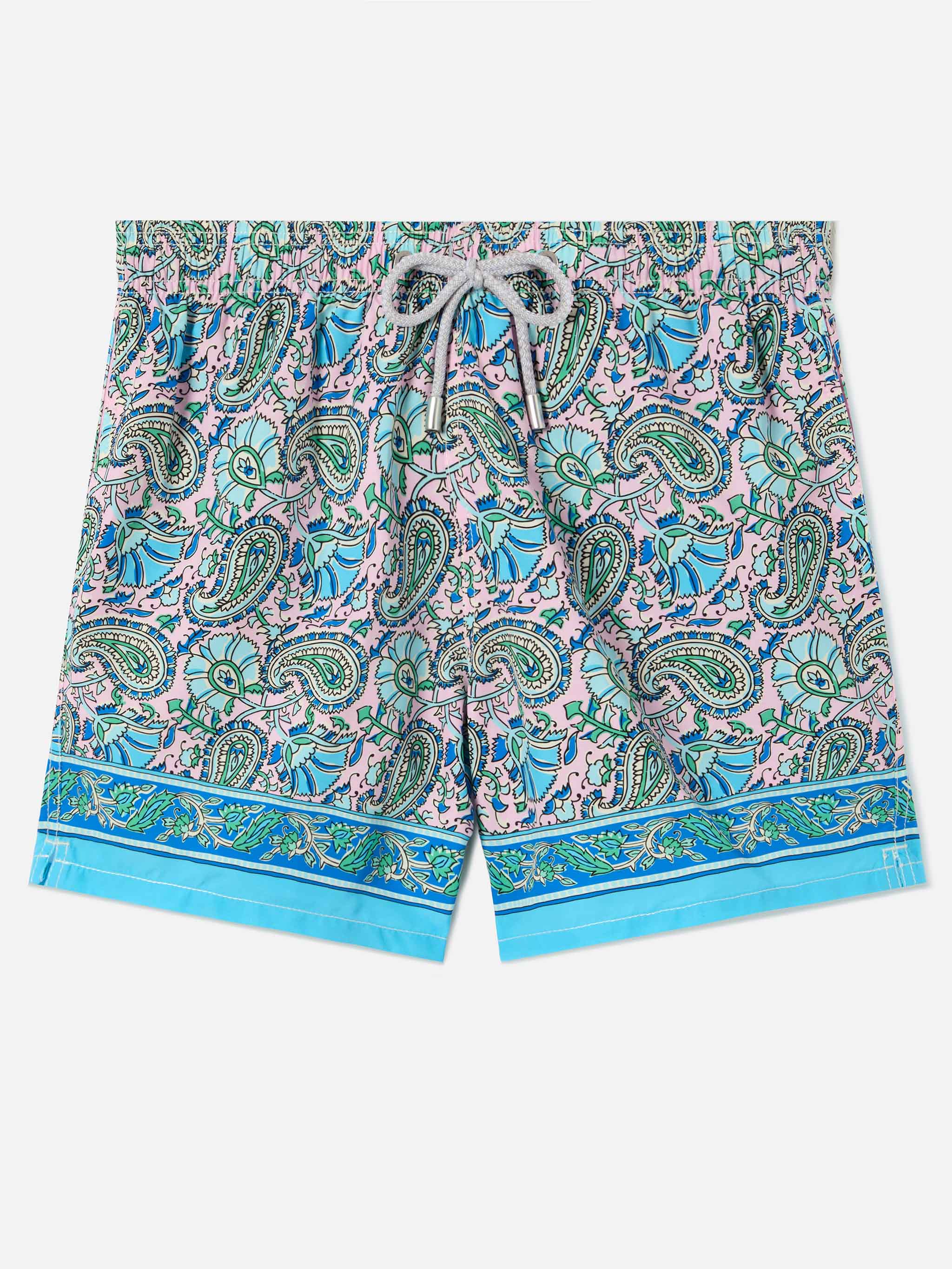 mc2-saint-barth-gustavia-costume-mare-uomo-paisley-rosa-special-edition image 1