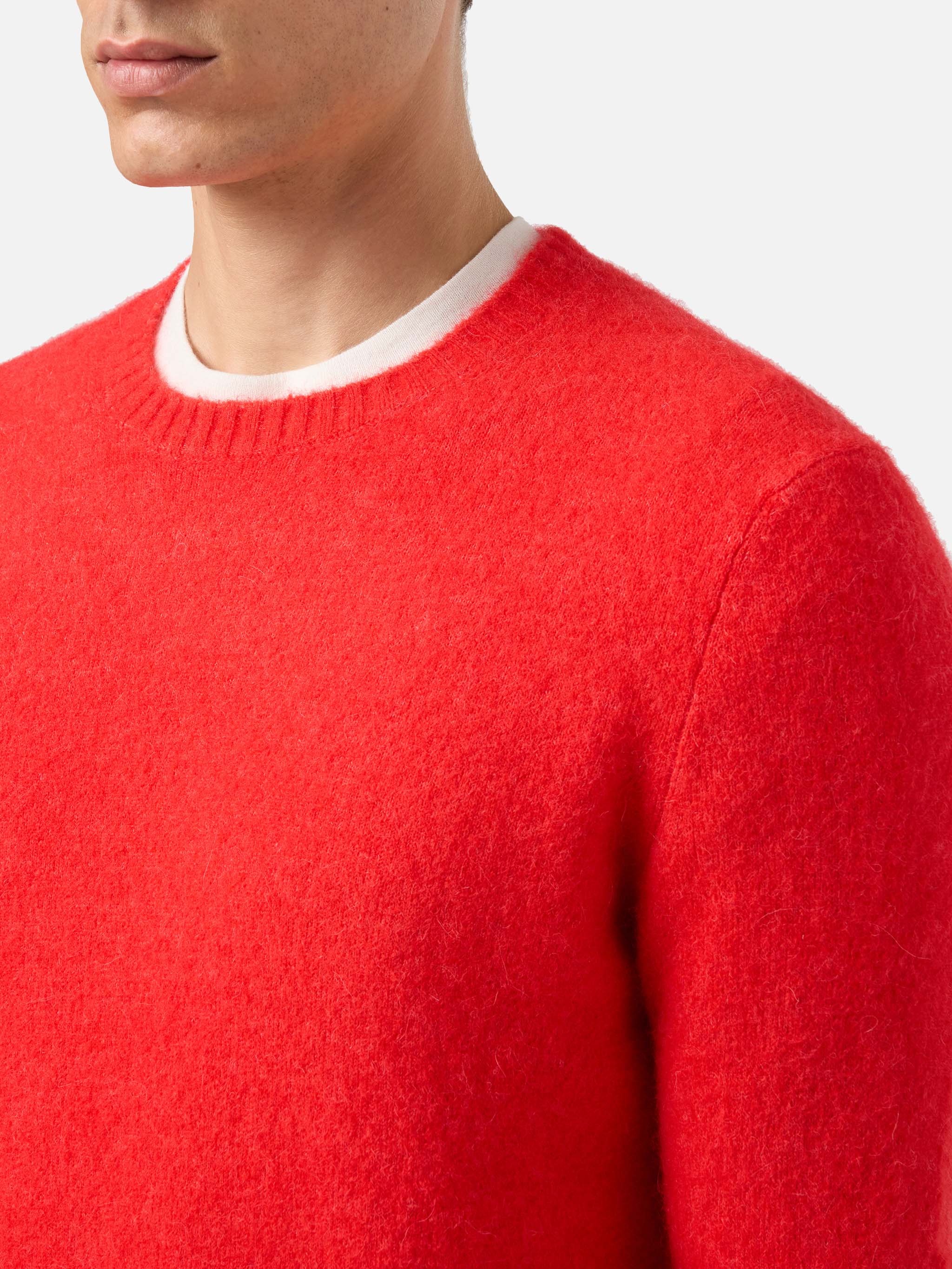 mc2-saint-barth-regent-maglione-girocollo-uomo-alpaca-stretch-rosso image 2