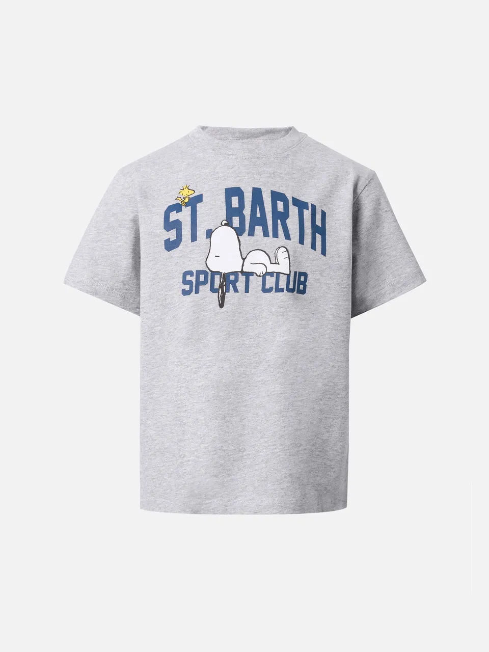 mc2-saint-barth-t-shirt-cameron-in-cotone-organico-grigio-con-stampa-snoopy-st-b image 1