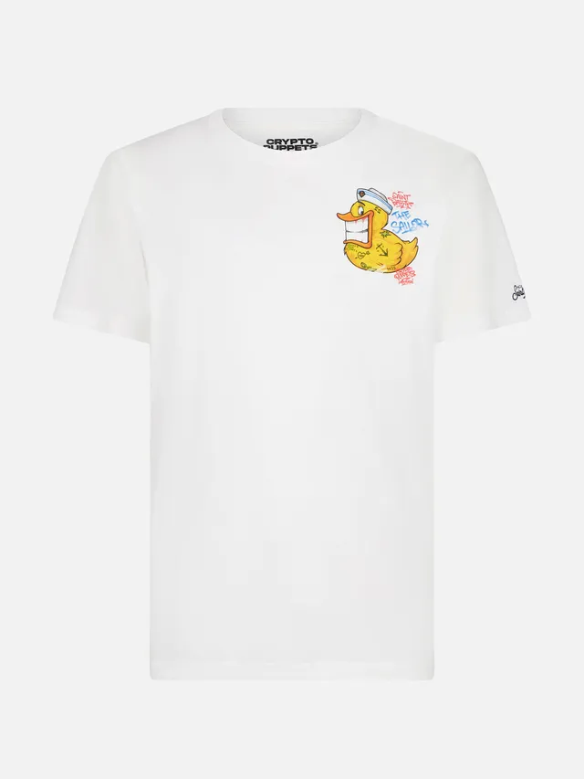 mc2-saint-barth-t-shirt-portofino-crypto-duck-special-edition-bianca-uomo image 1