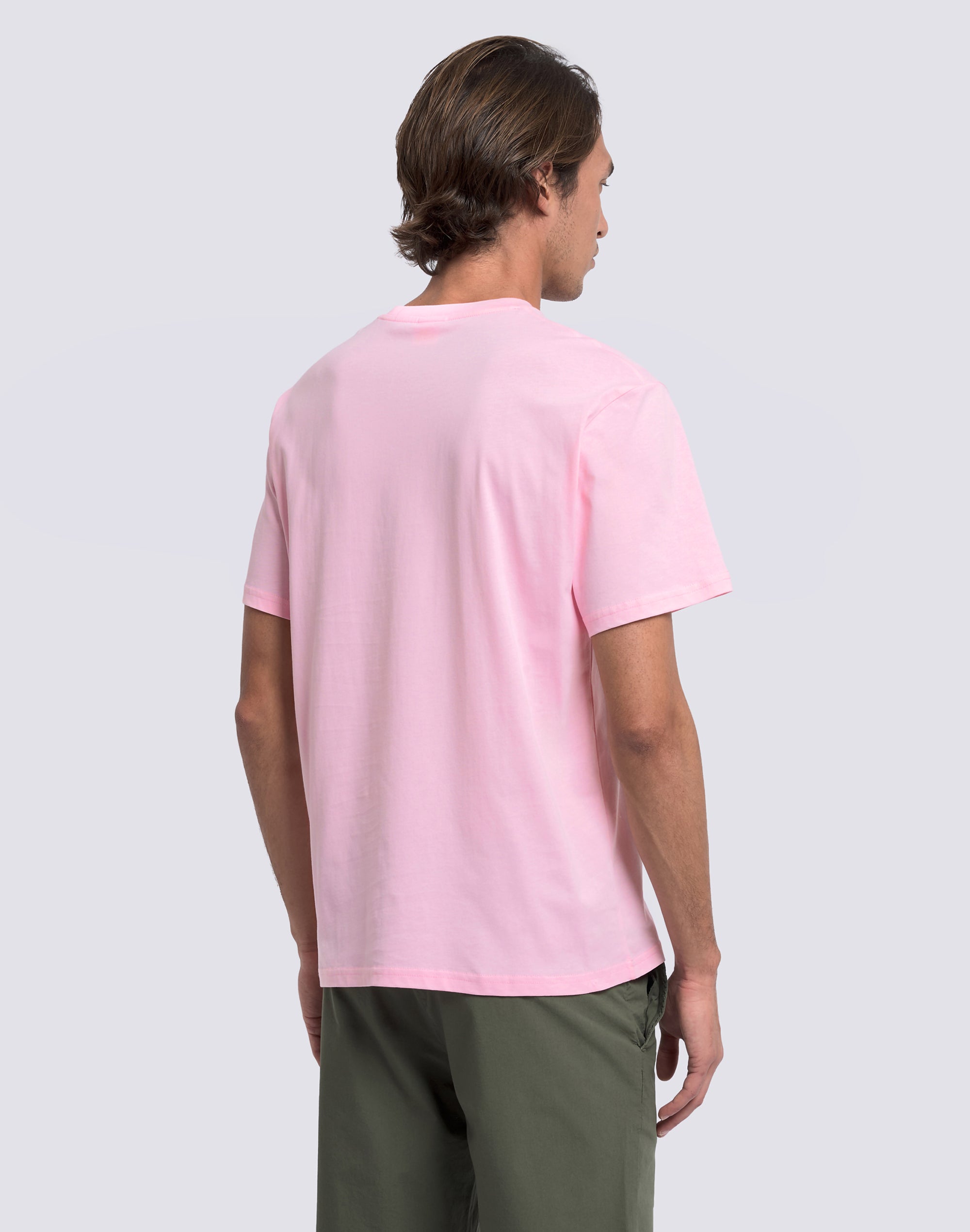 sundek-m021tej78ot-t-shirt-uomo-maniche-corte-logo-tono-su-tono-cotone image 5