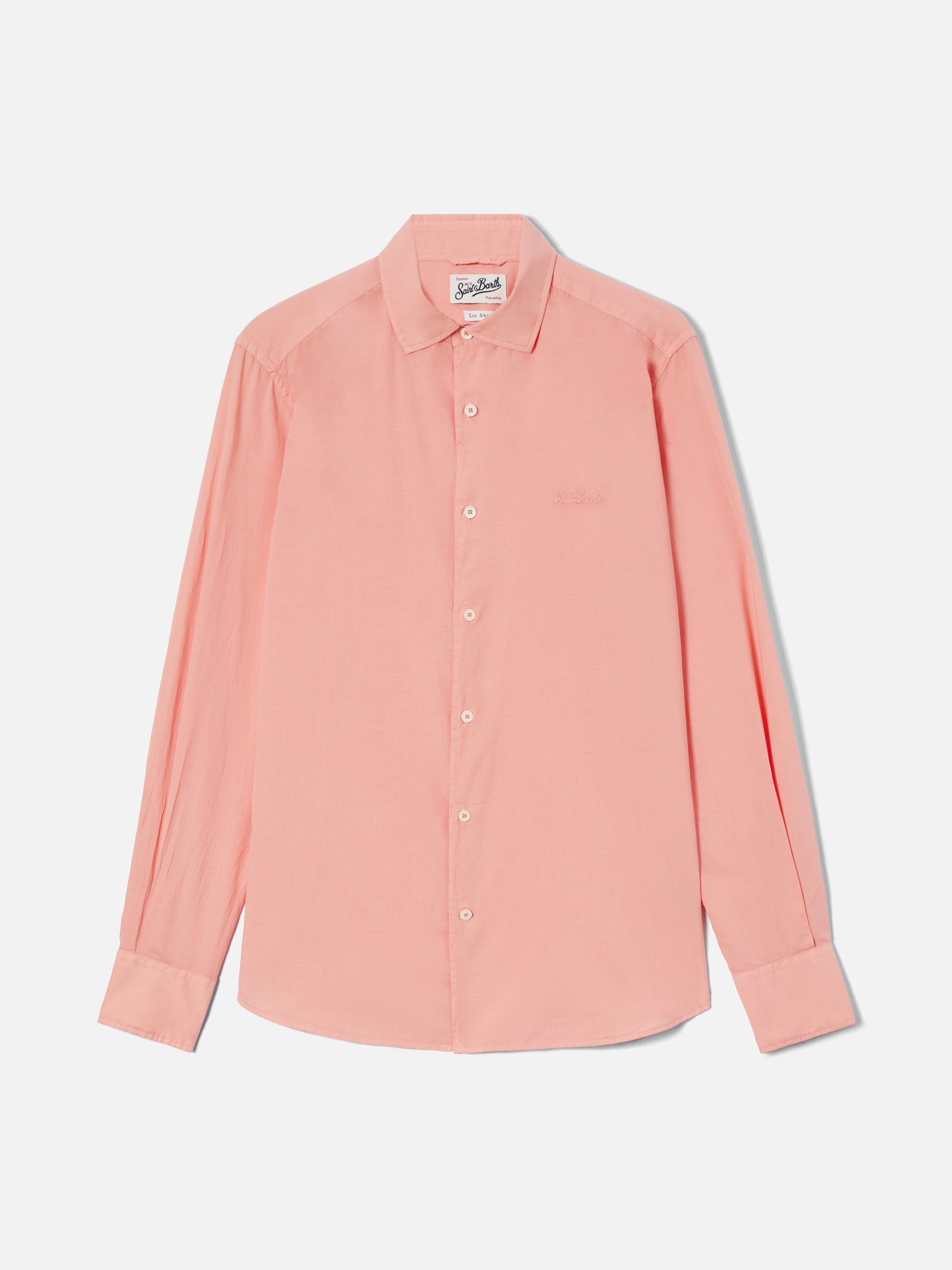 mc2-saint-barth-camicia-chemise-ice-voile-di-cotone-pesca-ricamo-st-barth image 5