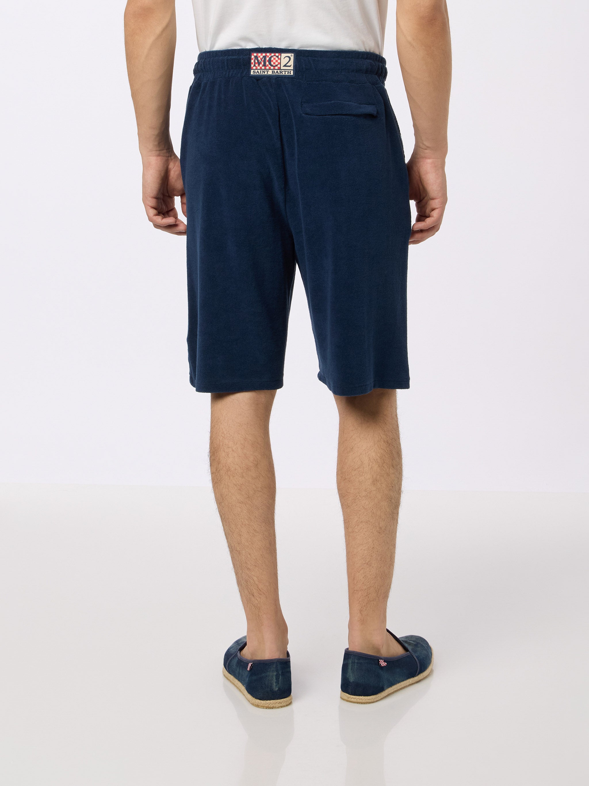 mc2-saint-barth-bermuda-randle-sponge-uomo-blu-navy-effetto-spugna image 2