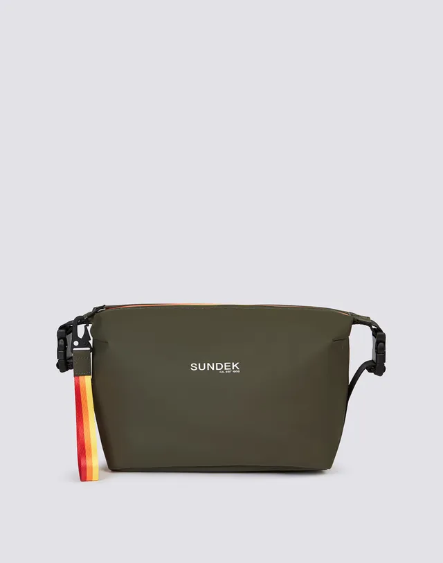 sundek-beauty-case-con-cerniera-saldata-e-tracolla-arcobaleno image 1