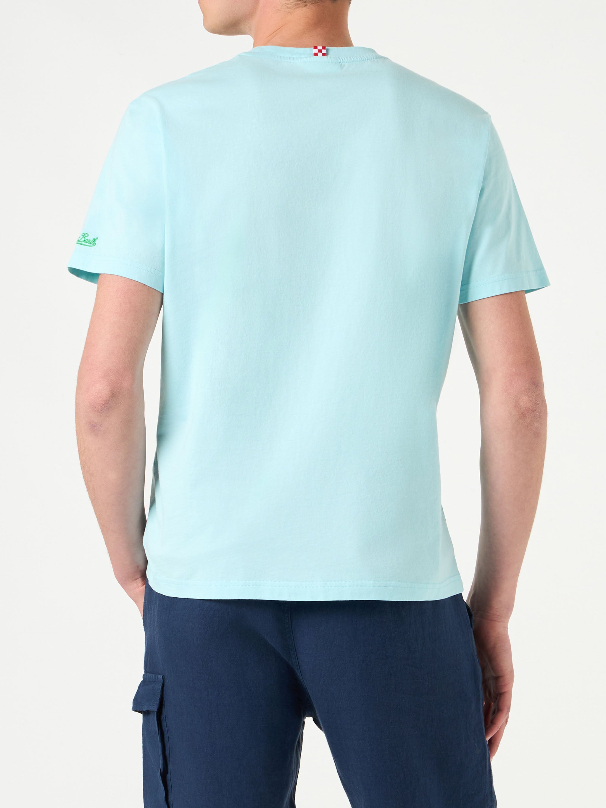 mc2-saint-barth-t-shirt-mojito-ricamo-in-cotone-verde-acqua image 4
