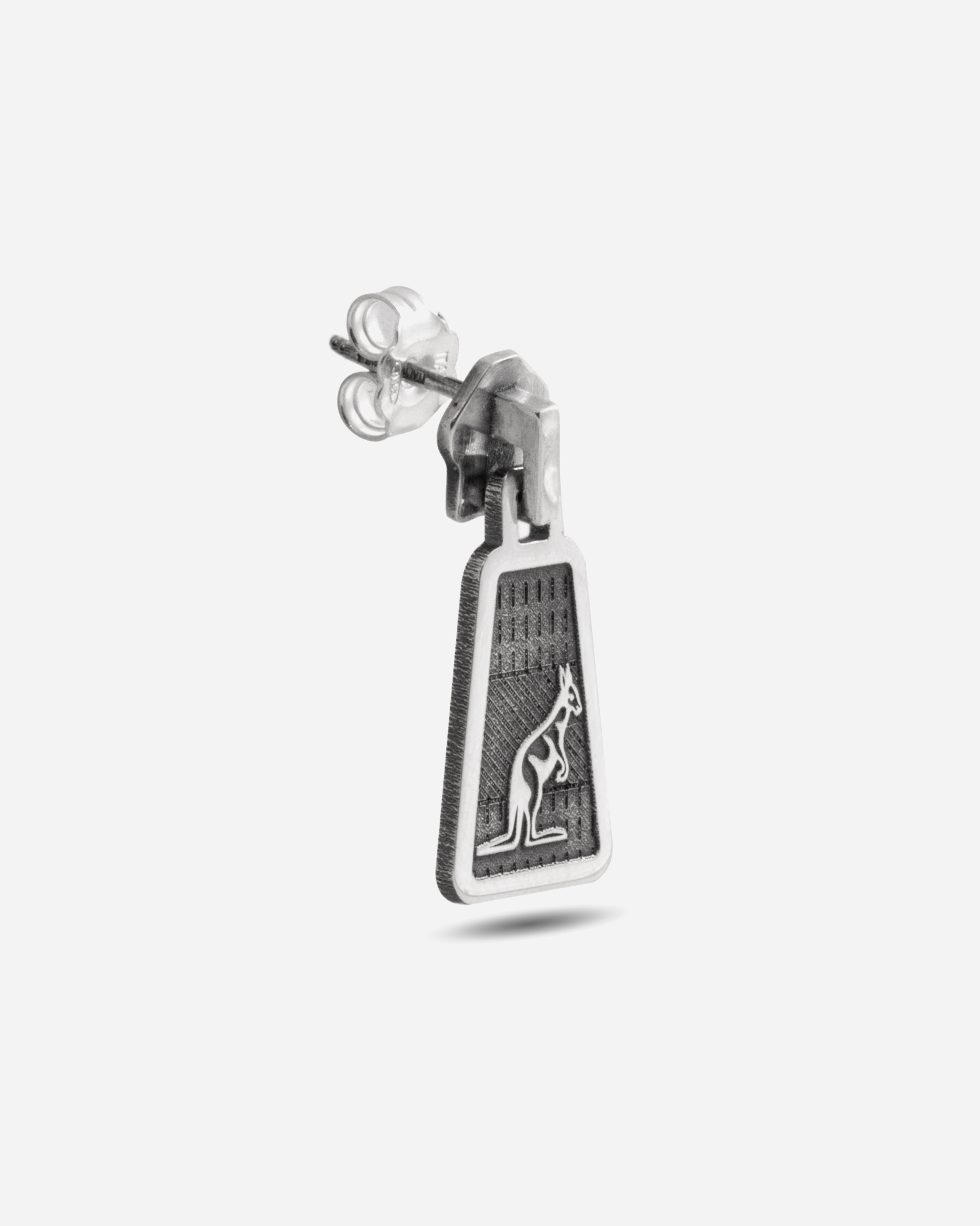 australian-puller-orecchino-lobo-pendente-silver-18mm image 1