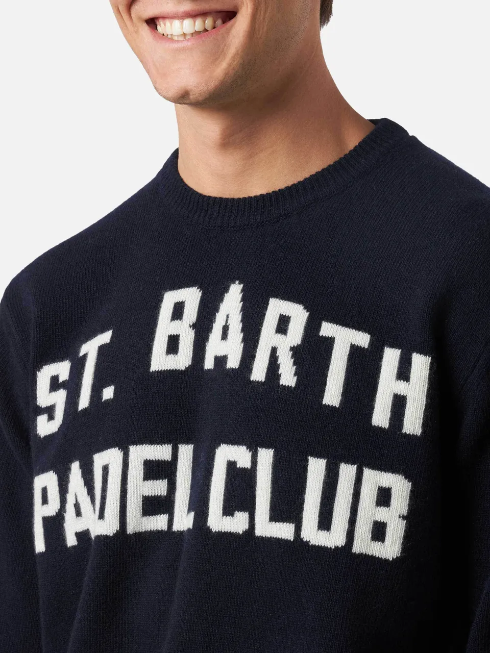 mc2-saint-barth-maglione-girocollo-uomo-st-barth-padel-club-jacquard-blu image 1